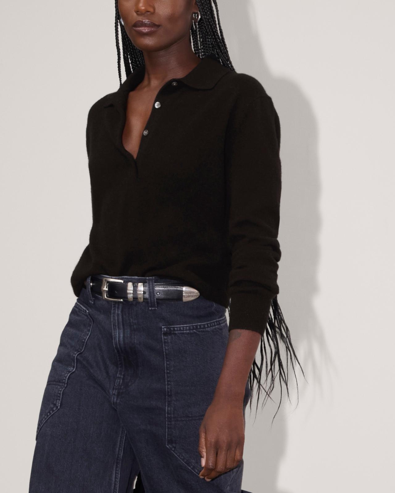 Womens Classic Polo in Cashmere Sweater by Everlane Product Image