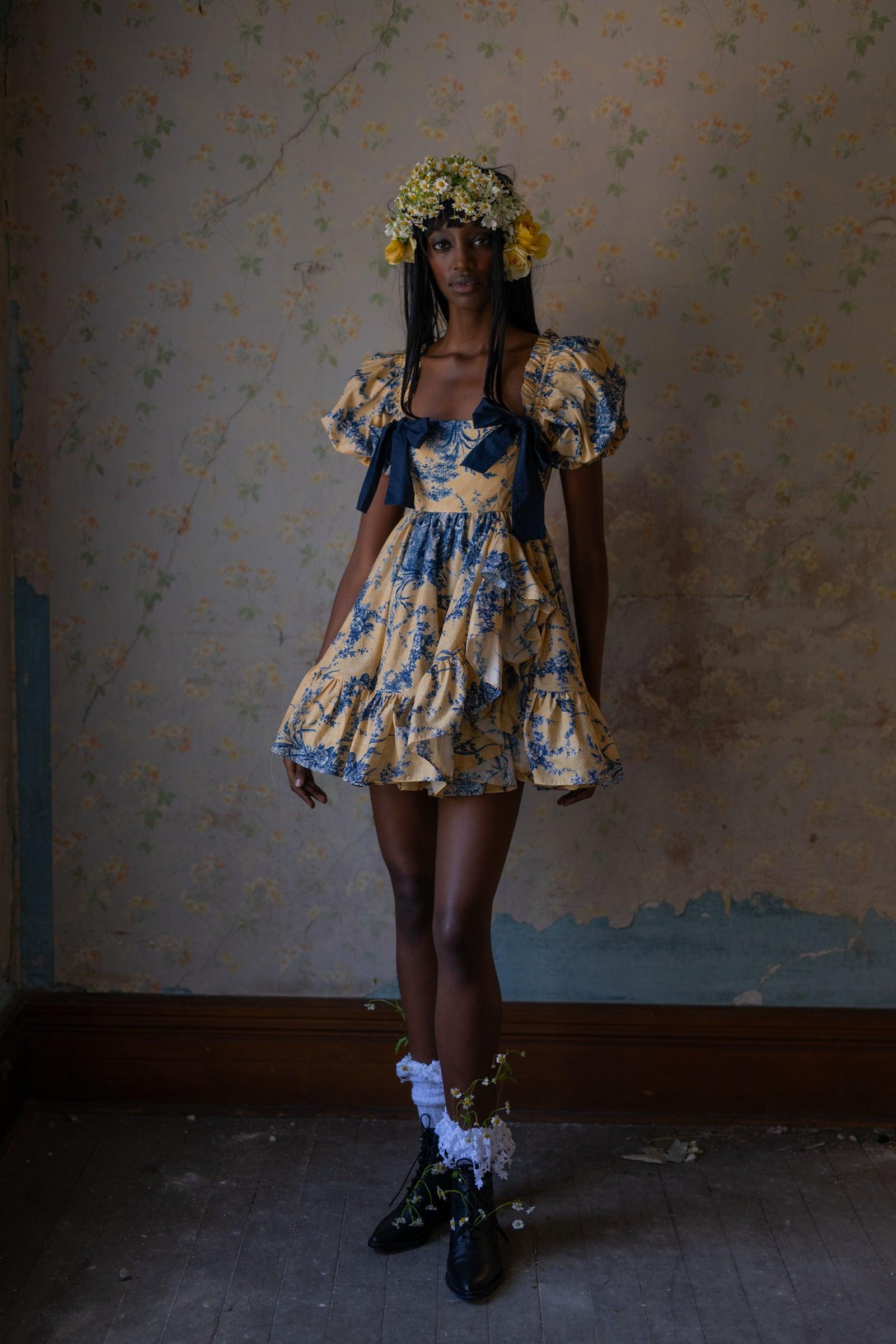 The Musee Buttercream Dress Product Image