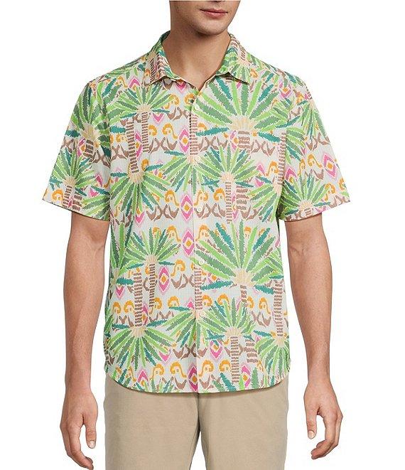 Tommy Bahama IslandZone Bahama Coast Palm Pointe Short Sleeve Woven Shirt Product Image