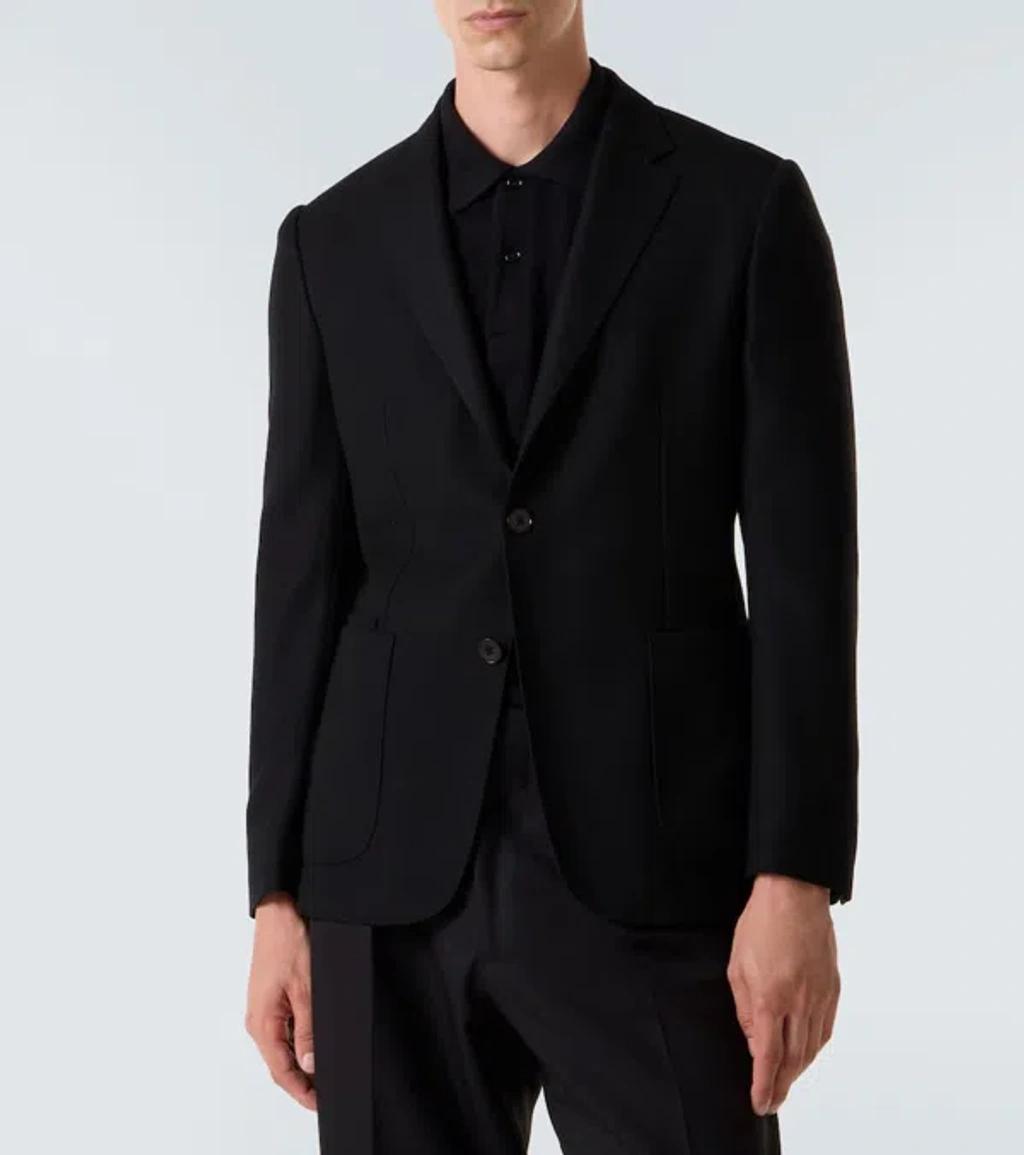 ZEGNA Veste En Trofeo Cashmere Noire Product Image