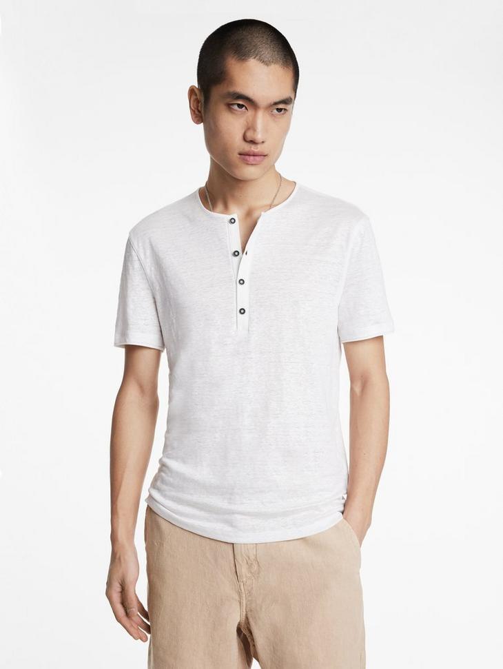 John Varvatos Bleeker Henley Tee Product Image