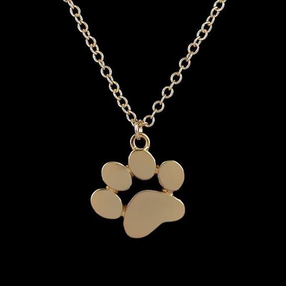 Pet Lovers Paw Necklace Product Image