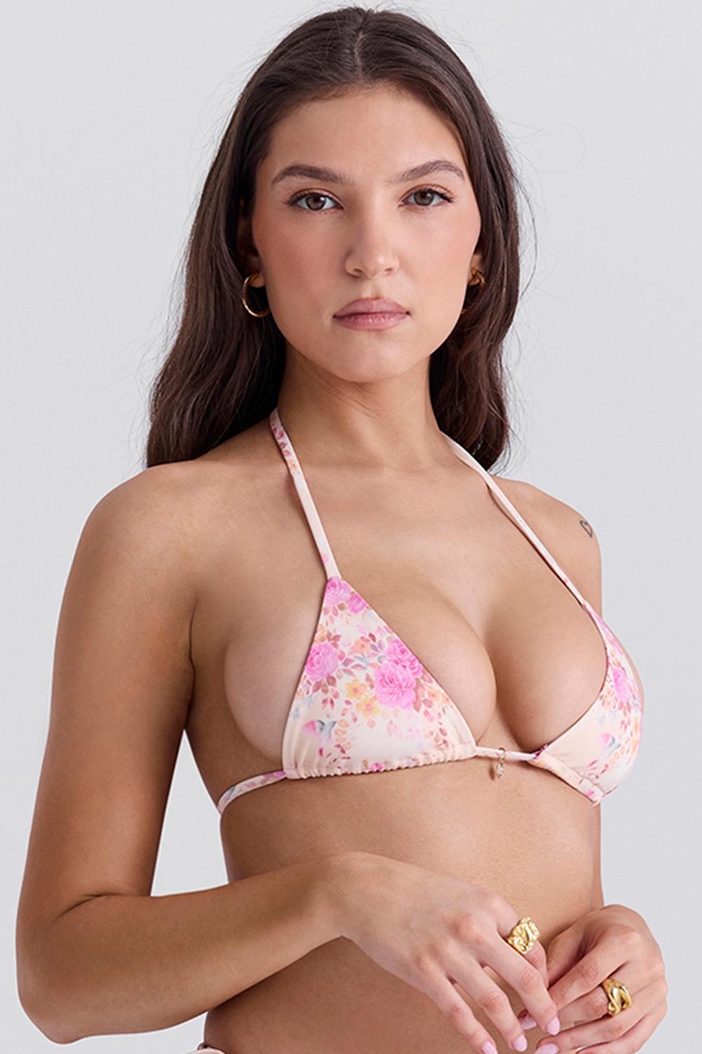Caribe  floral print bikini top Product Image