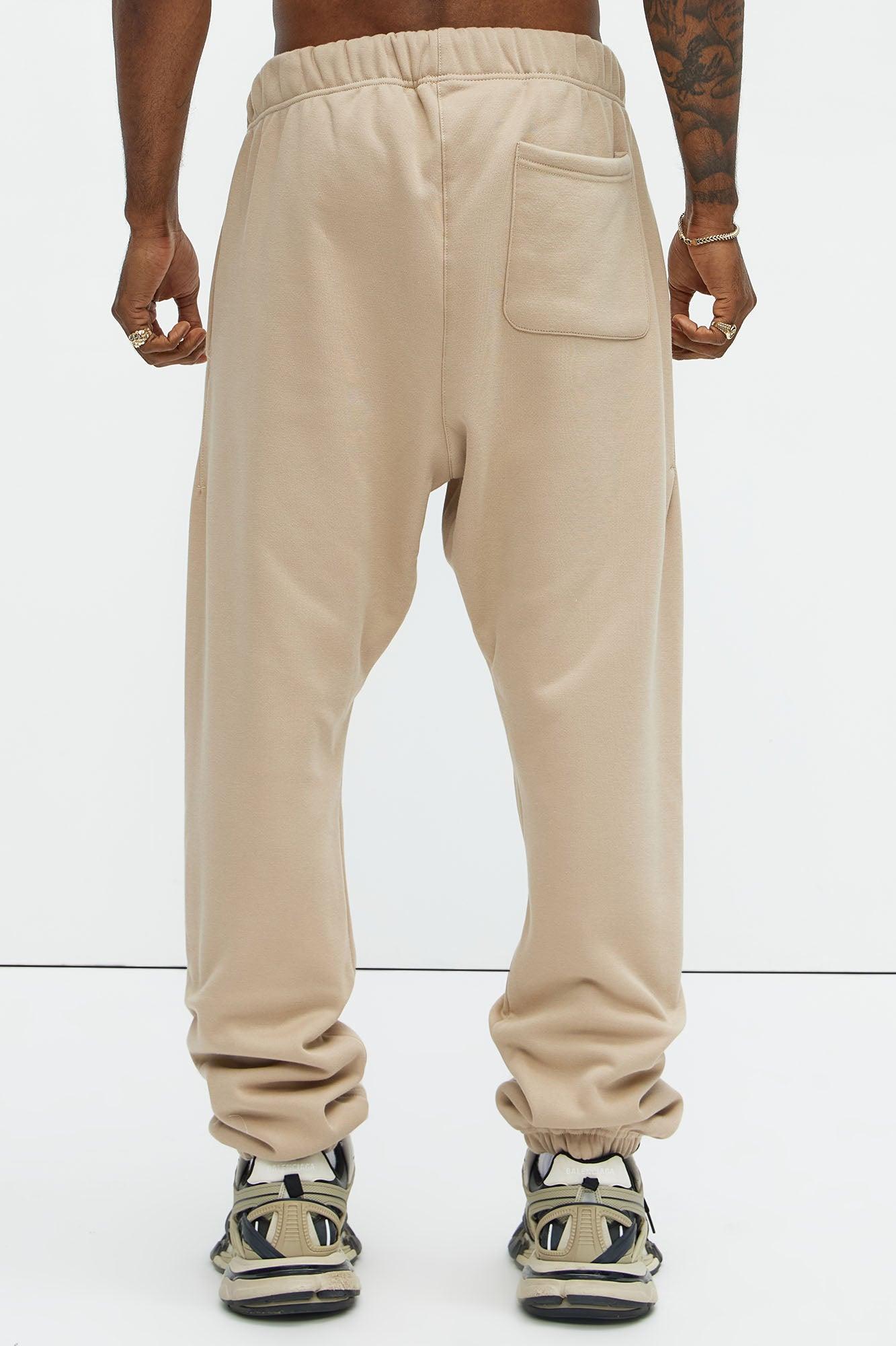 Tyson Heavyweight Sweat Jogger - Taupe Product Image