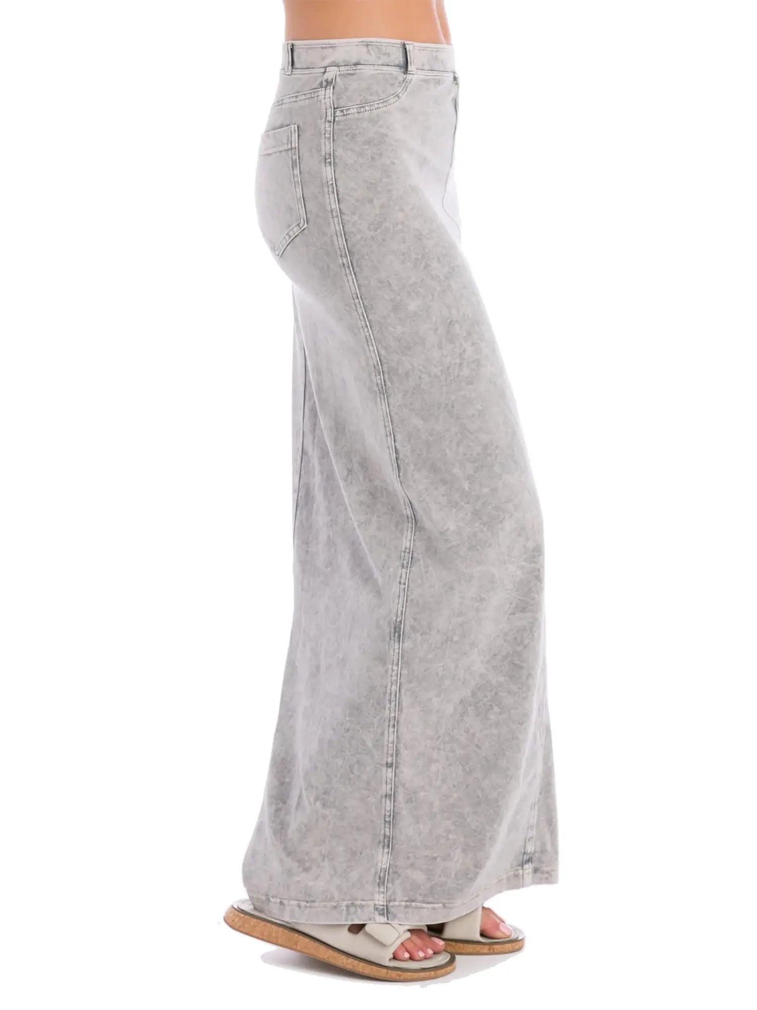 Hard Tail Long Pocket Slit Skirt WJ-111 Product Image