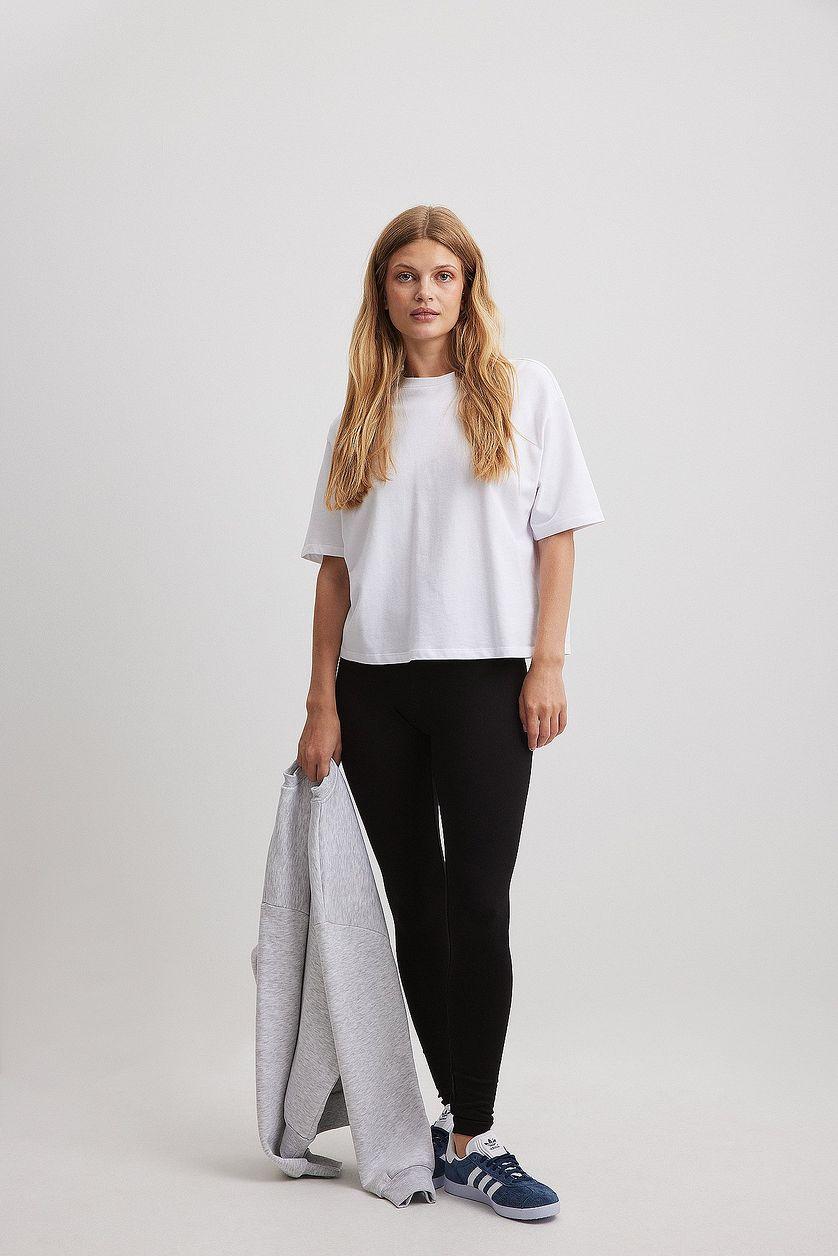 Jersey Mid Waist Leggings Product Image