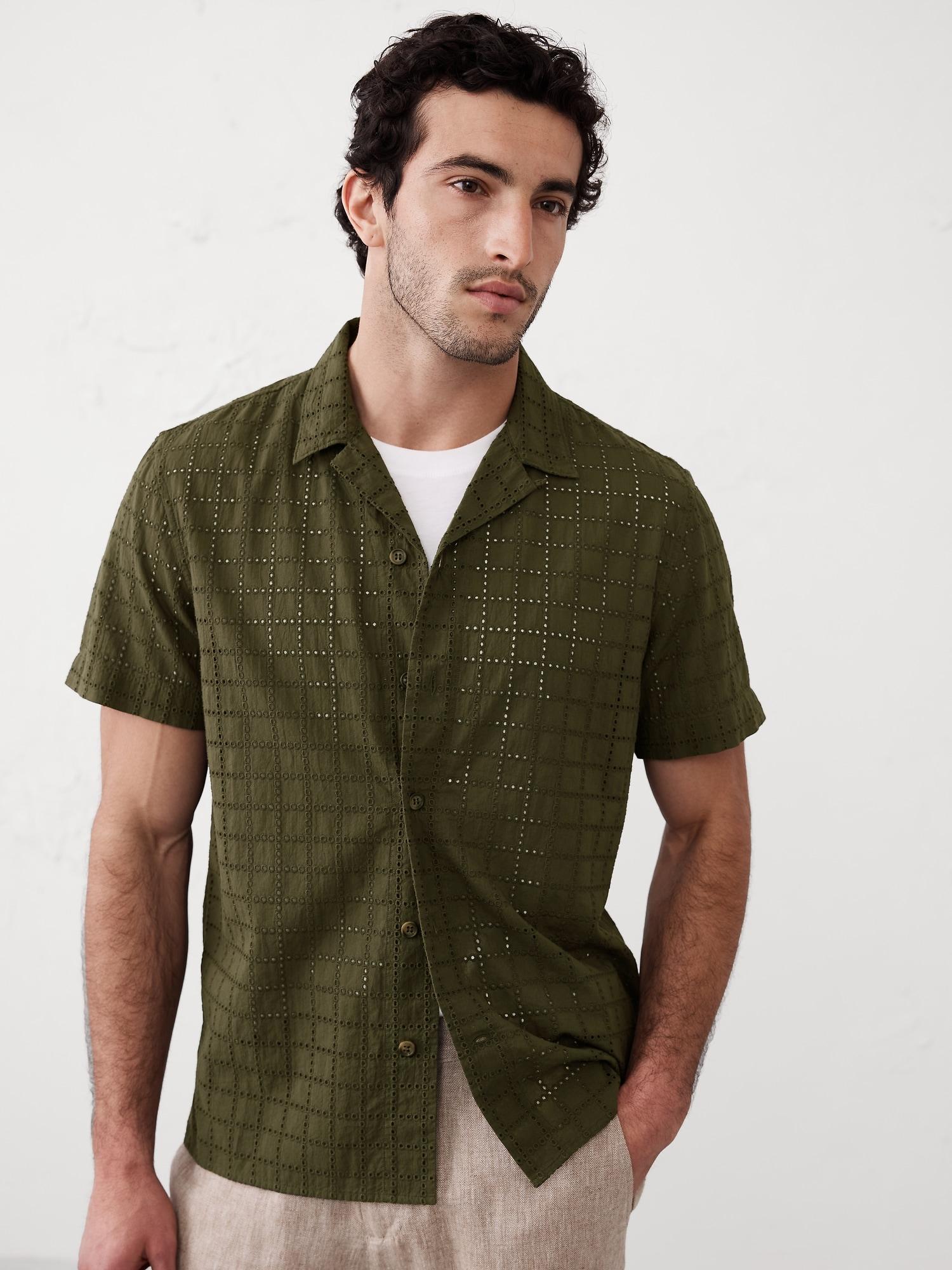 Eyelet Resort Shirt Product Image