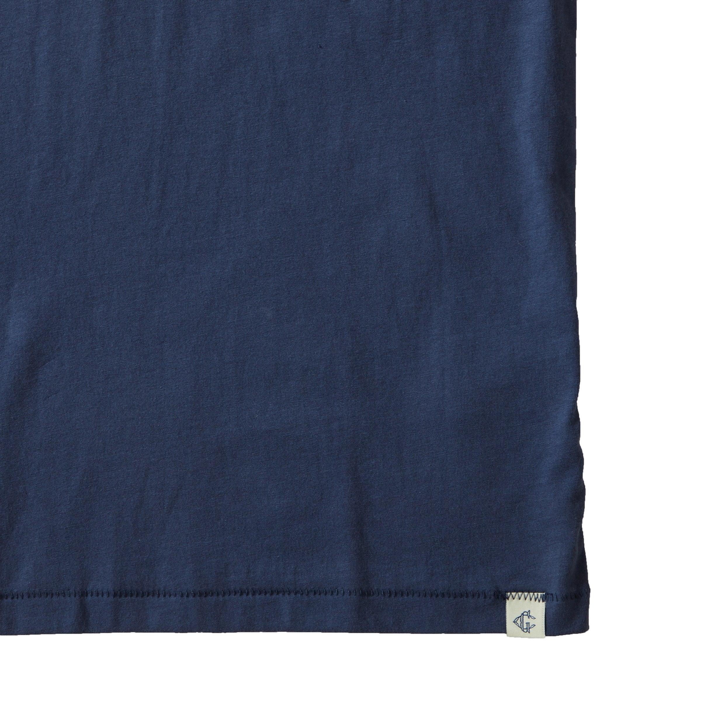 Bear Fishing Graphic Tee - Blue Indigo * Product Image