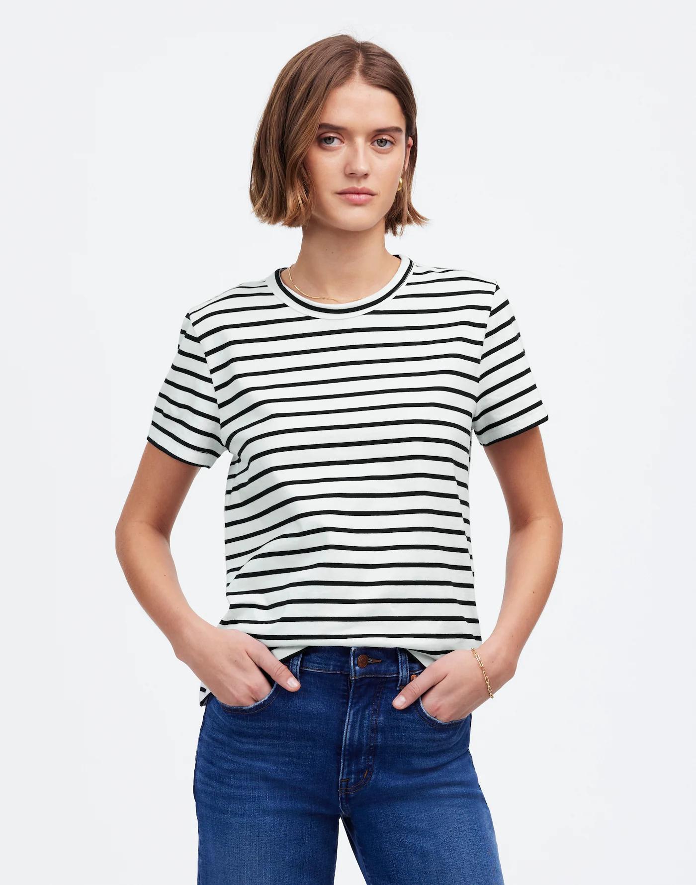 The Perfect Crewneck Tee in Cotton Product Image