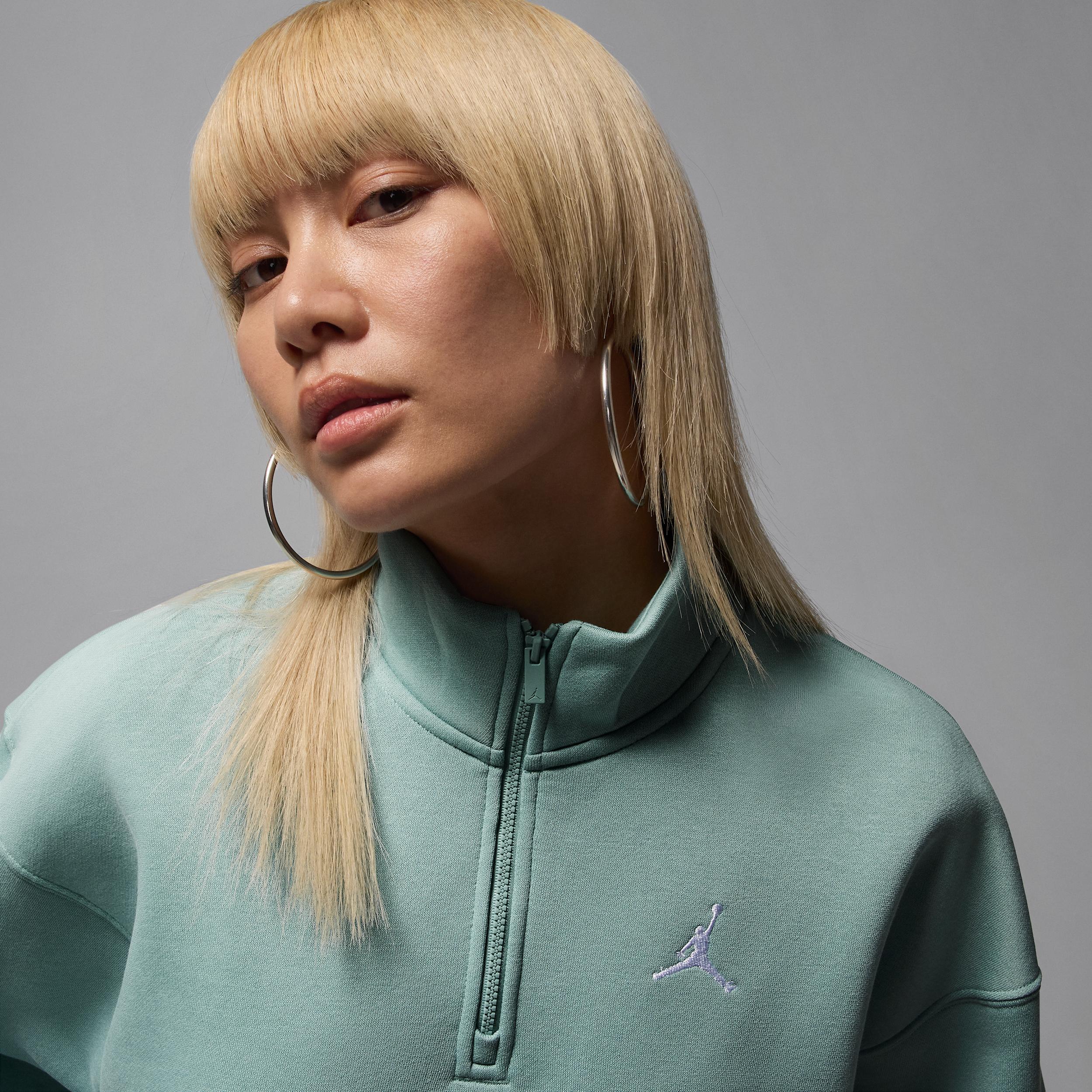 Womens Jordan Brooklyn Fleece 1/4-Zip Top | IH2391-017 Product Image