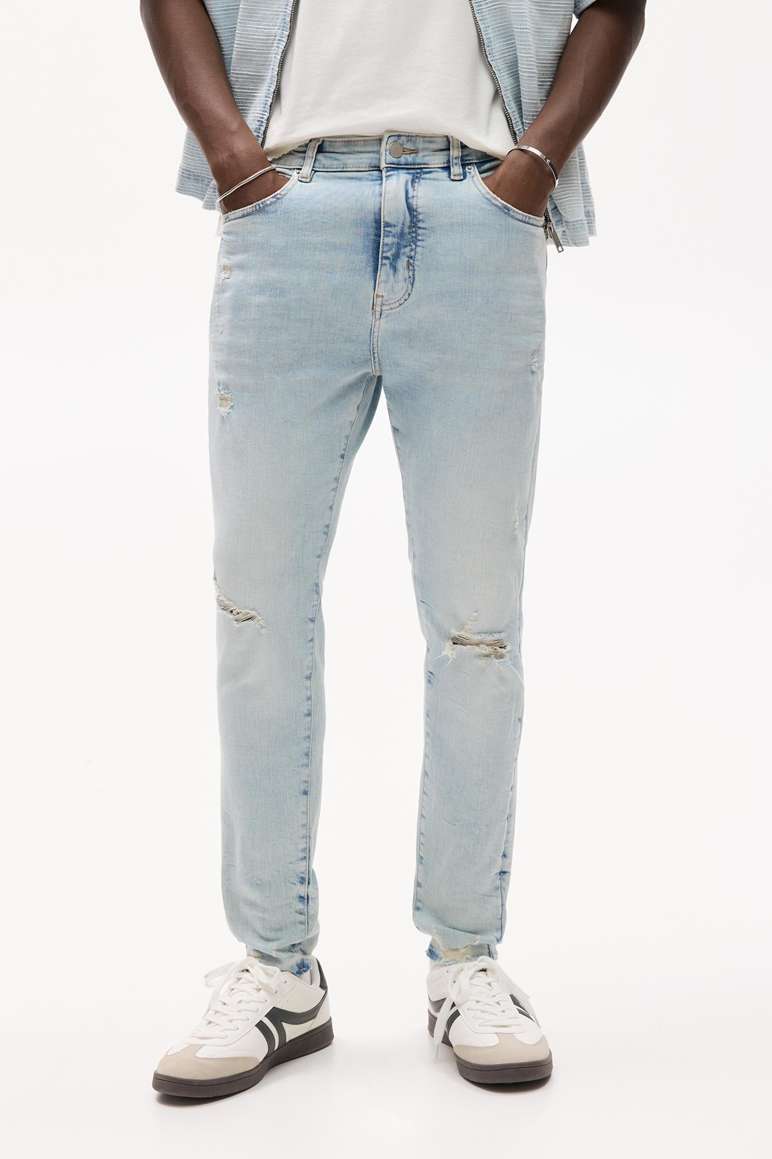 Ripped carrot fit jeans Product Image