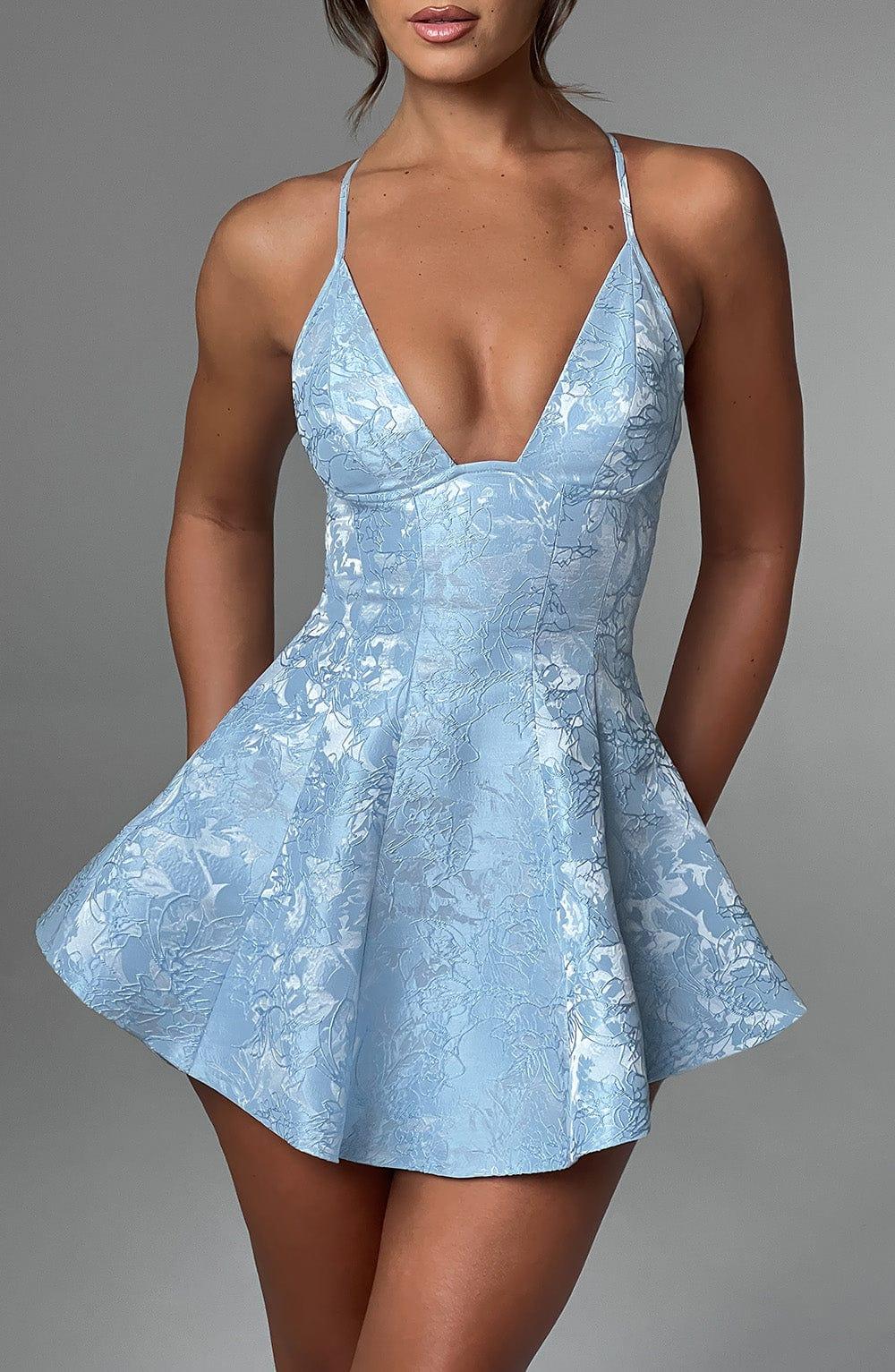 Leila Playsuit - Blue Product Image