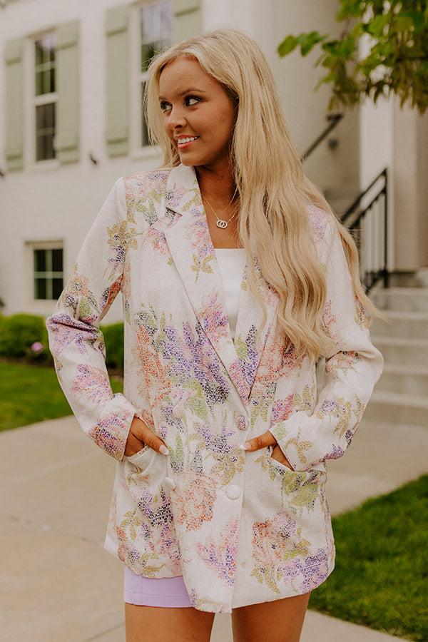 Garden Party Floral Blazer Product Image