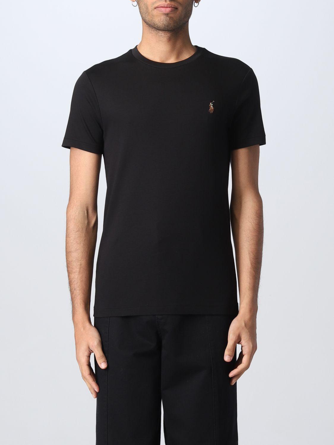 POLO RALPH LAUREN Classic Fit Soft Cotton Crewneck T-shirt In Polo Black Product Image