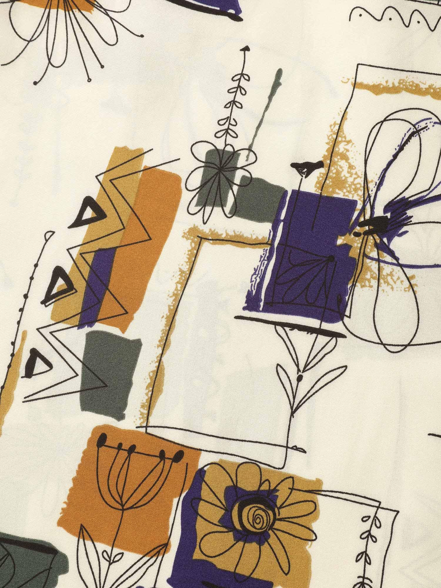 Floral Notes Collared Blouse Female Product Image