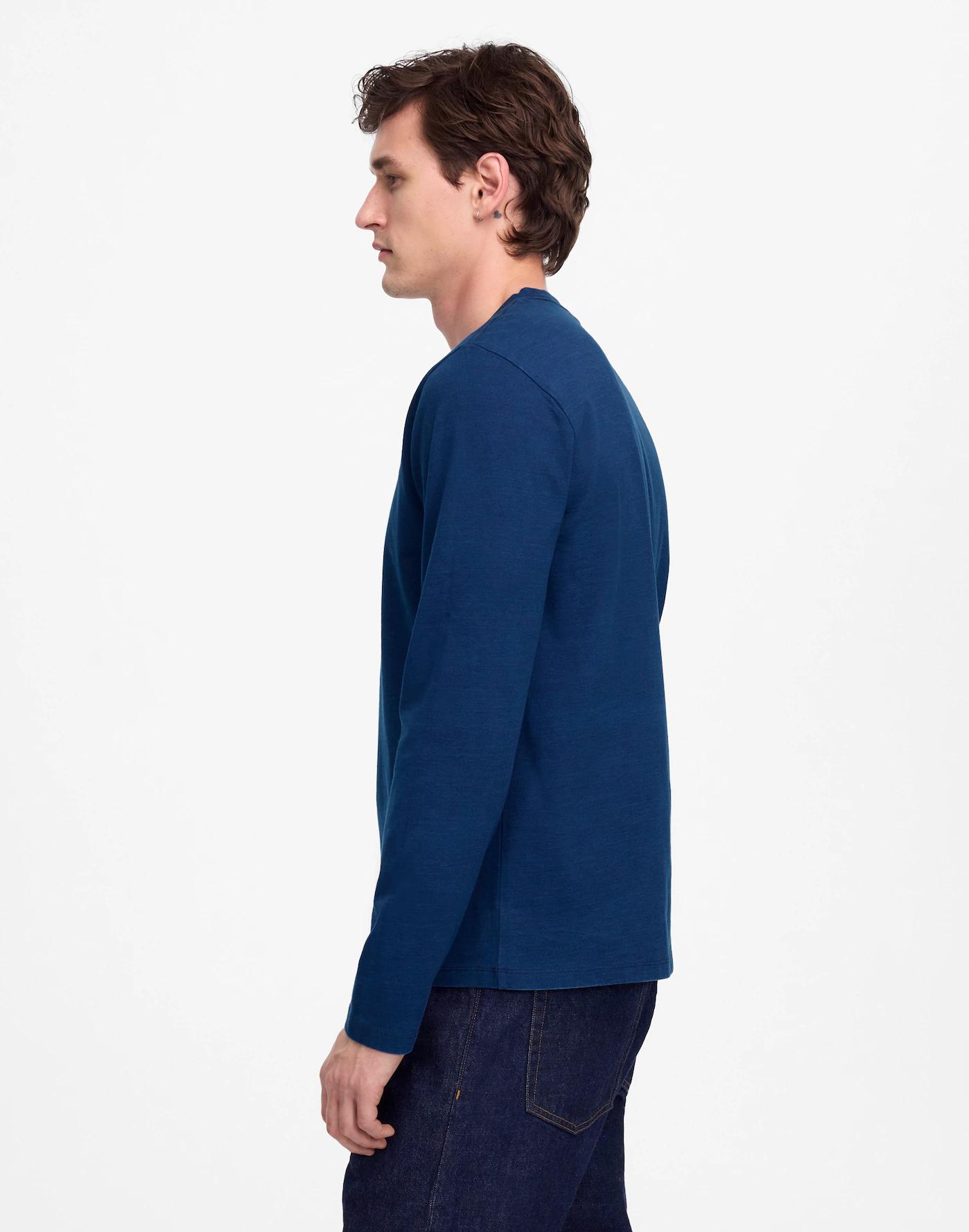 The Indigo-Dyed Long-Sleeve Vintage Tee Product Image