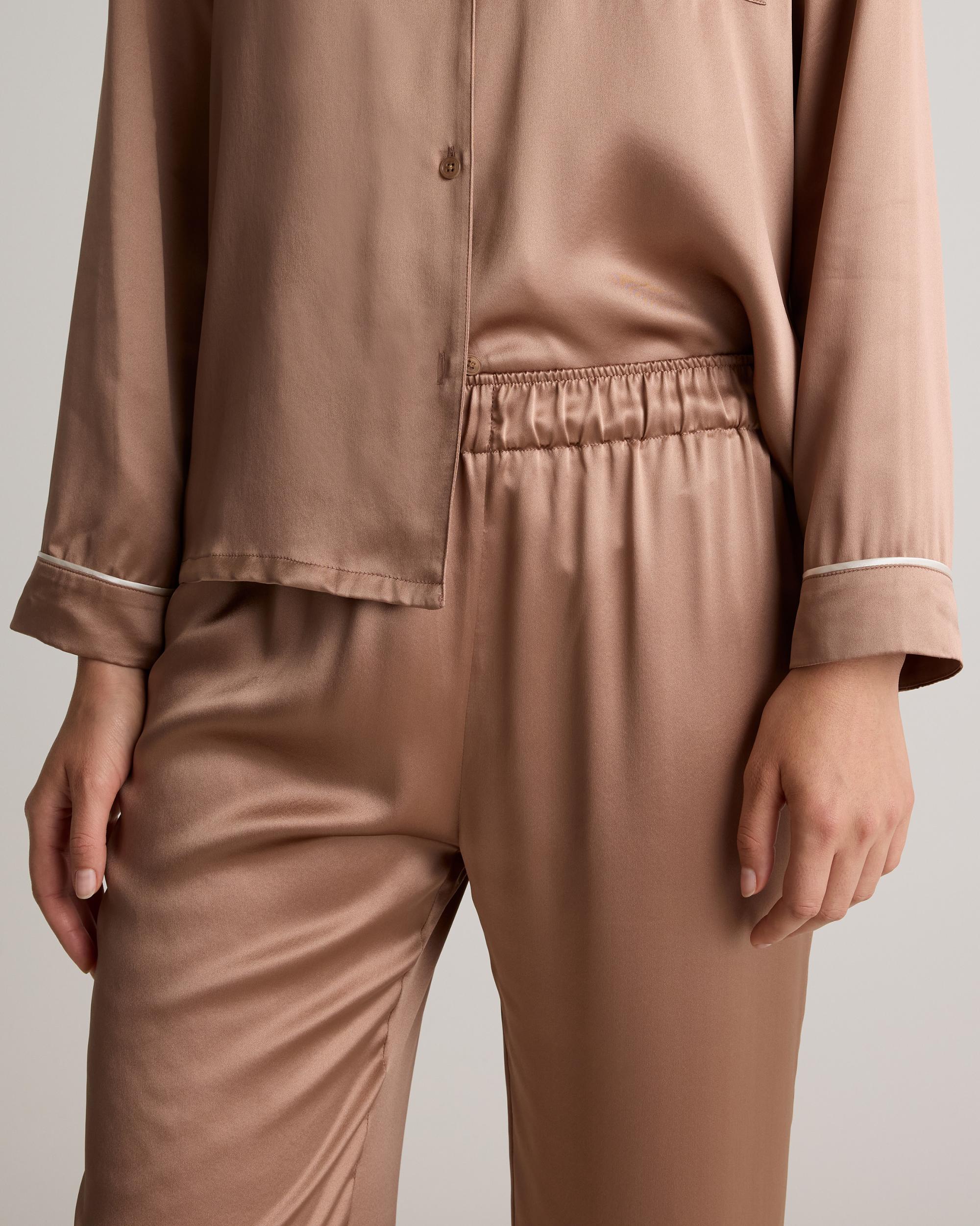 Quince | Women's Satin Pajama Pants Size XL, Mulberry Silk Product Image