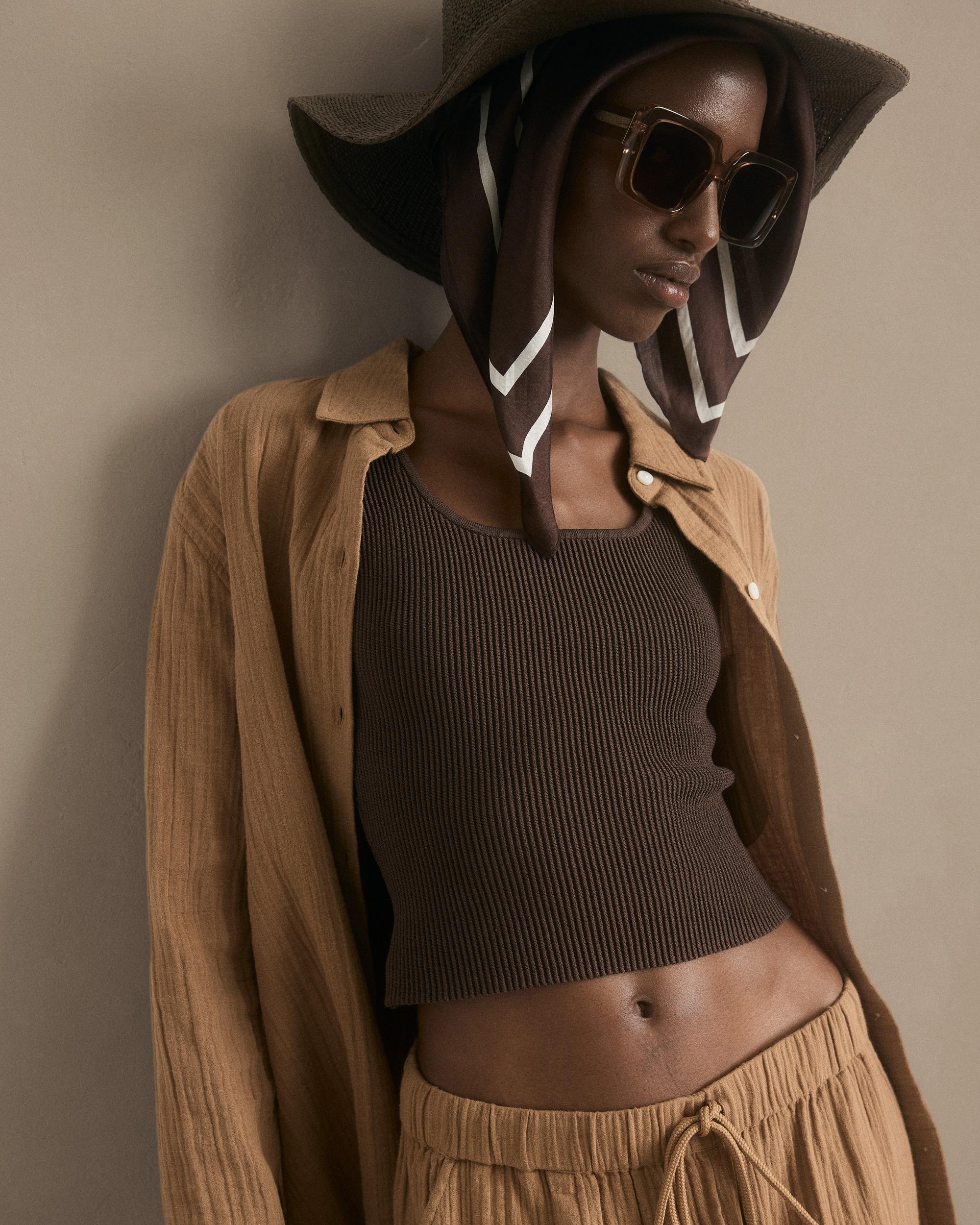 Quince | Women's Gauze Long Sleeve Shirt Organic Cotton Product Image