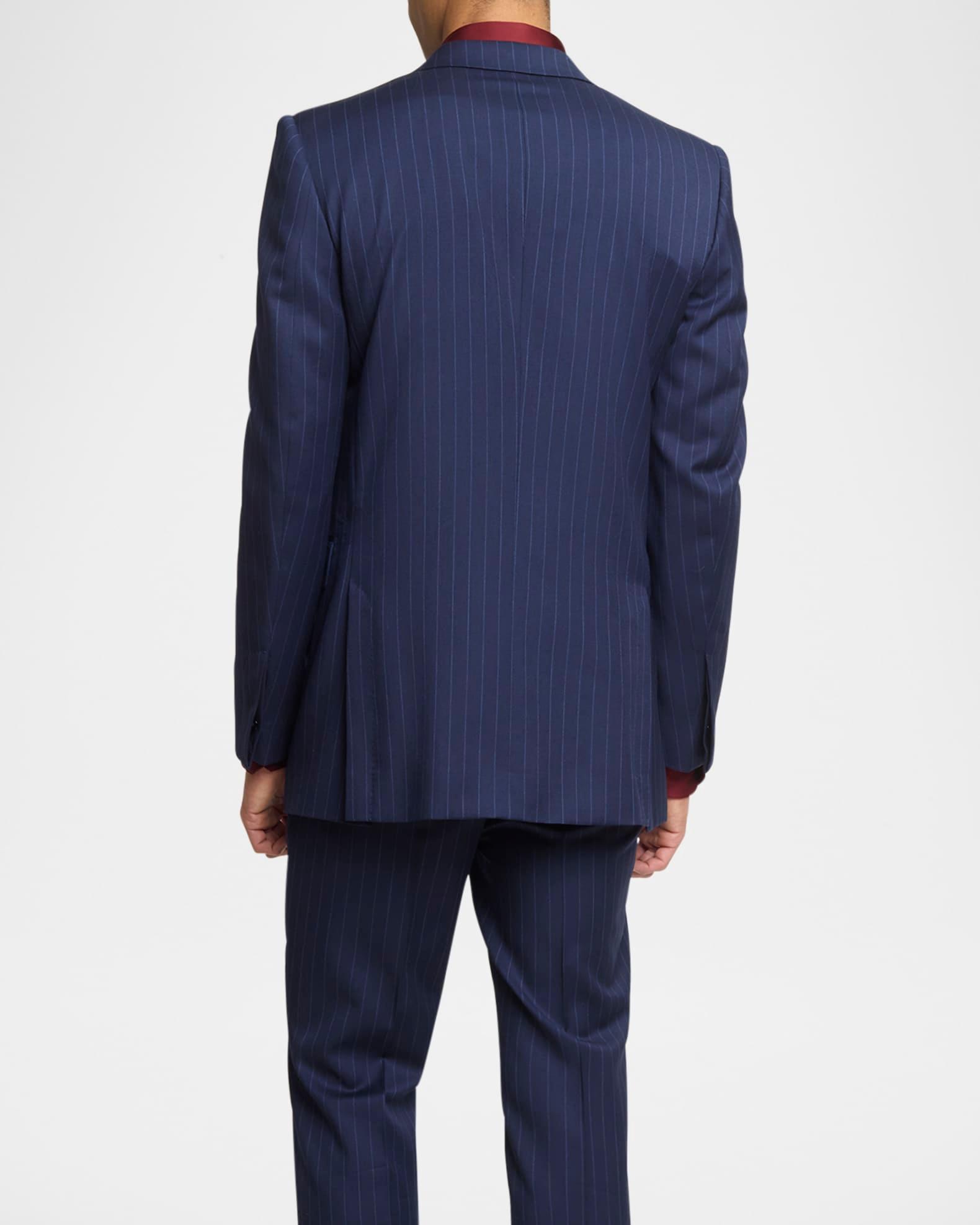 Men's Bold Stripe Wool Sport Coat Product Image