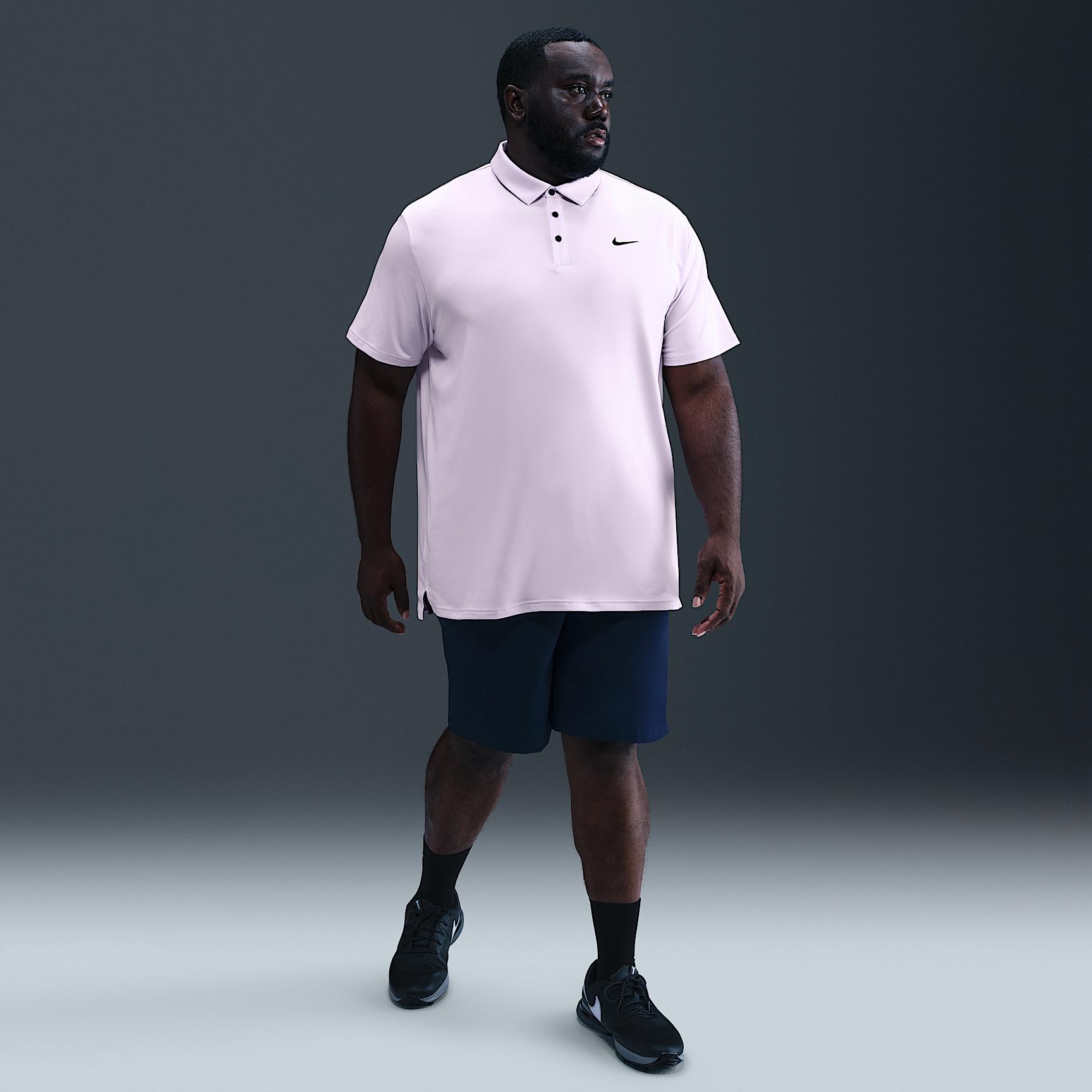 Nike Mens Tour Dri-FIT Solid Golf Polo | FZ7481-440 Product Image