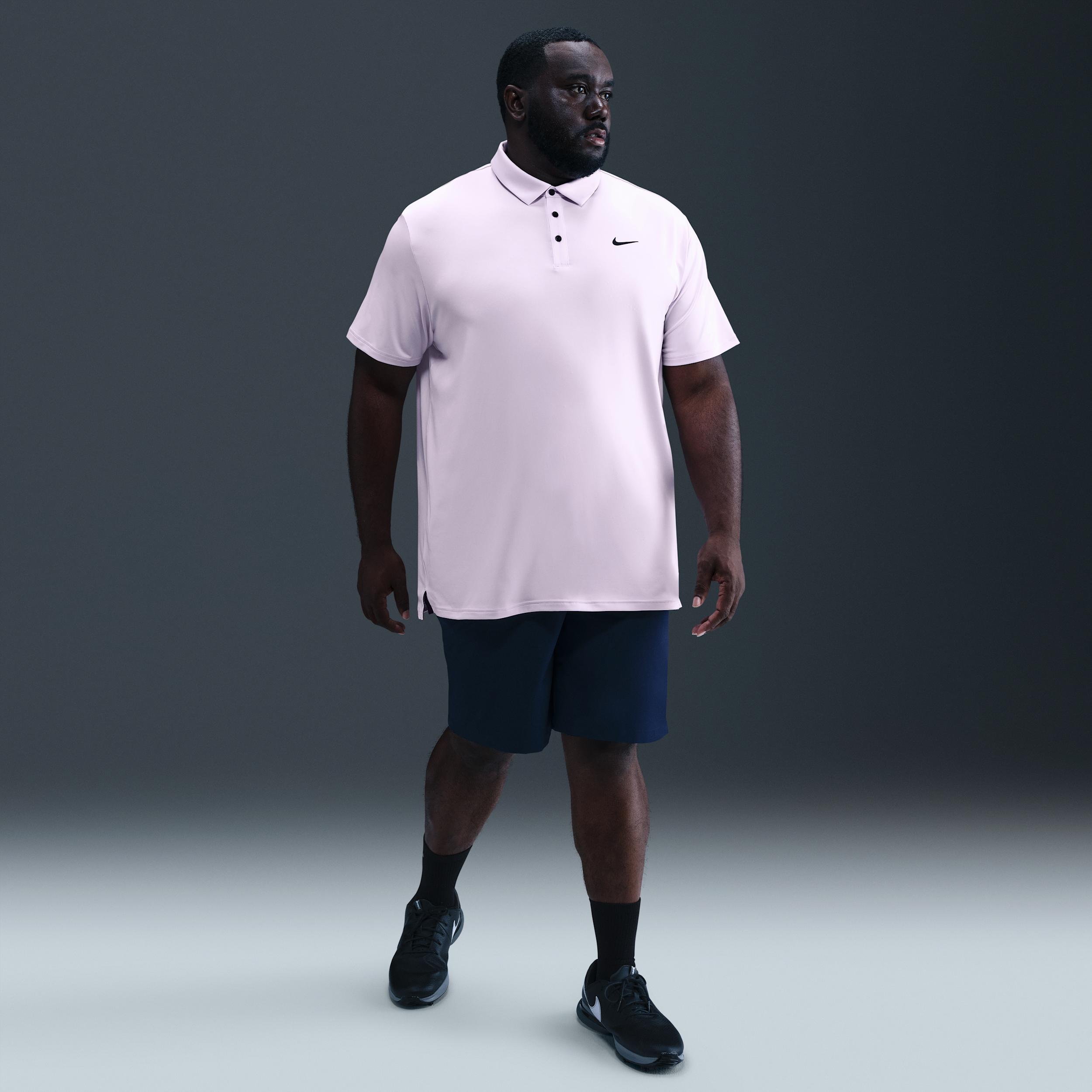 Nike Mens Tour Dri-FIT Solid Golf Polo | FZ7481-440 Product Image