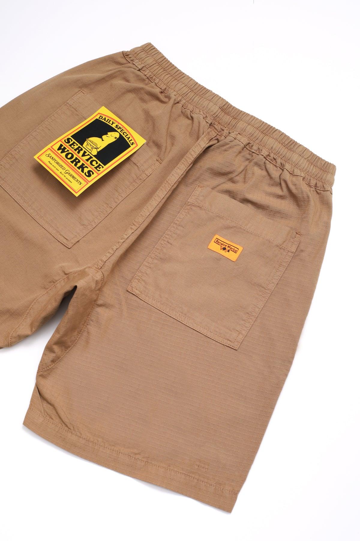 Service Works - Ripstop Chef Shorts - Mink Product Image