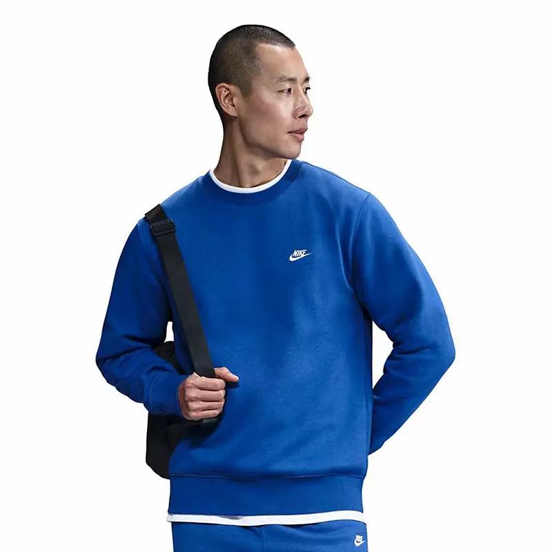 Big & Tall Nike Club Fleece Crewneck Sweatshirt, Men's,  Product Image