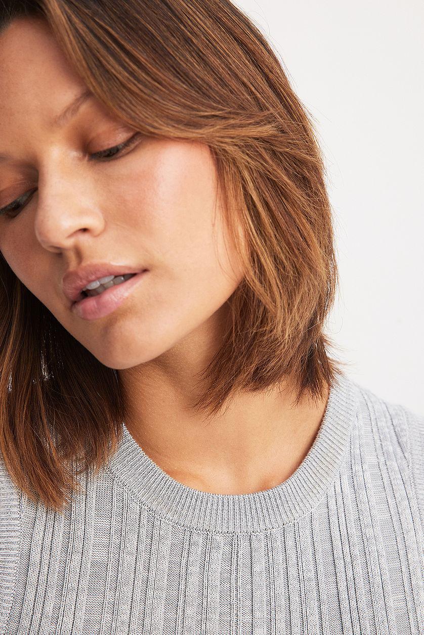 Knitted Ribbed Sleeveless Top Product Image