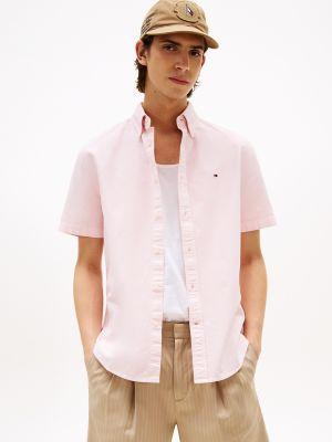 Regular Fit Short-Sleeve Oxford Shirt Product Image