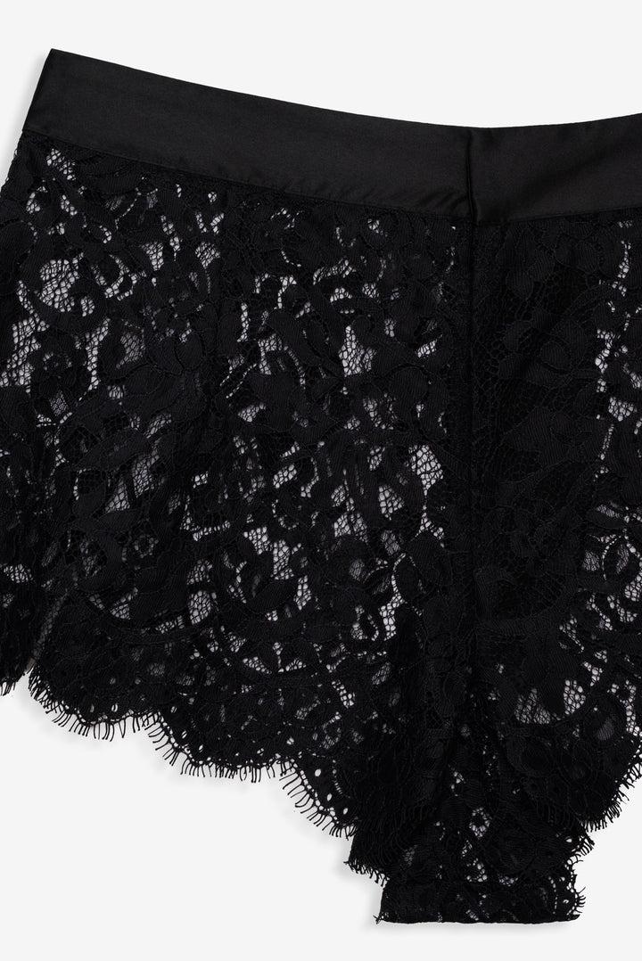 Zeta Lace Short — Black Product Image