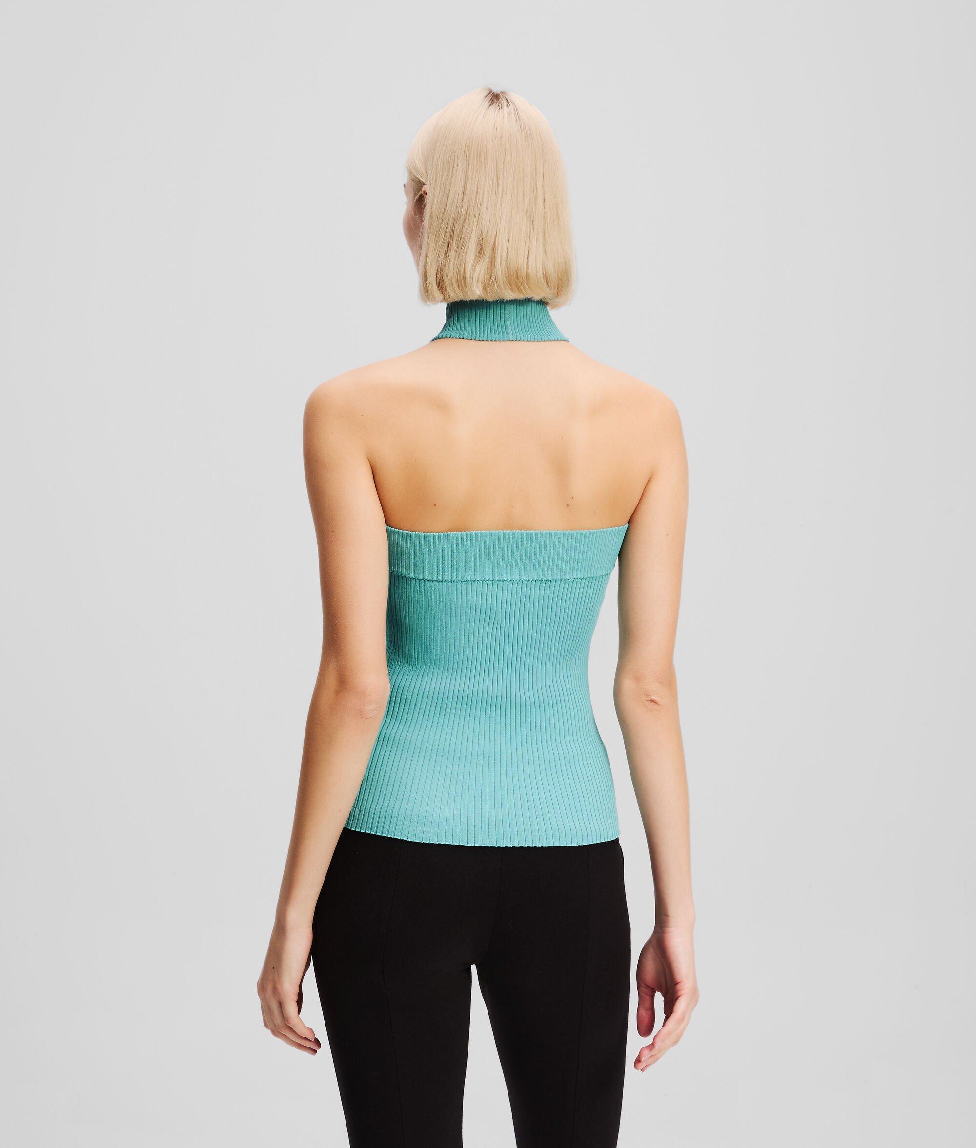 HALTERNECK KNITTED TOP Product Image