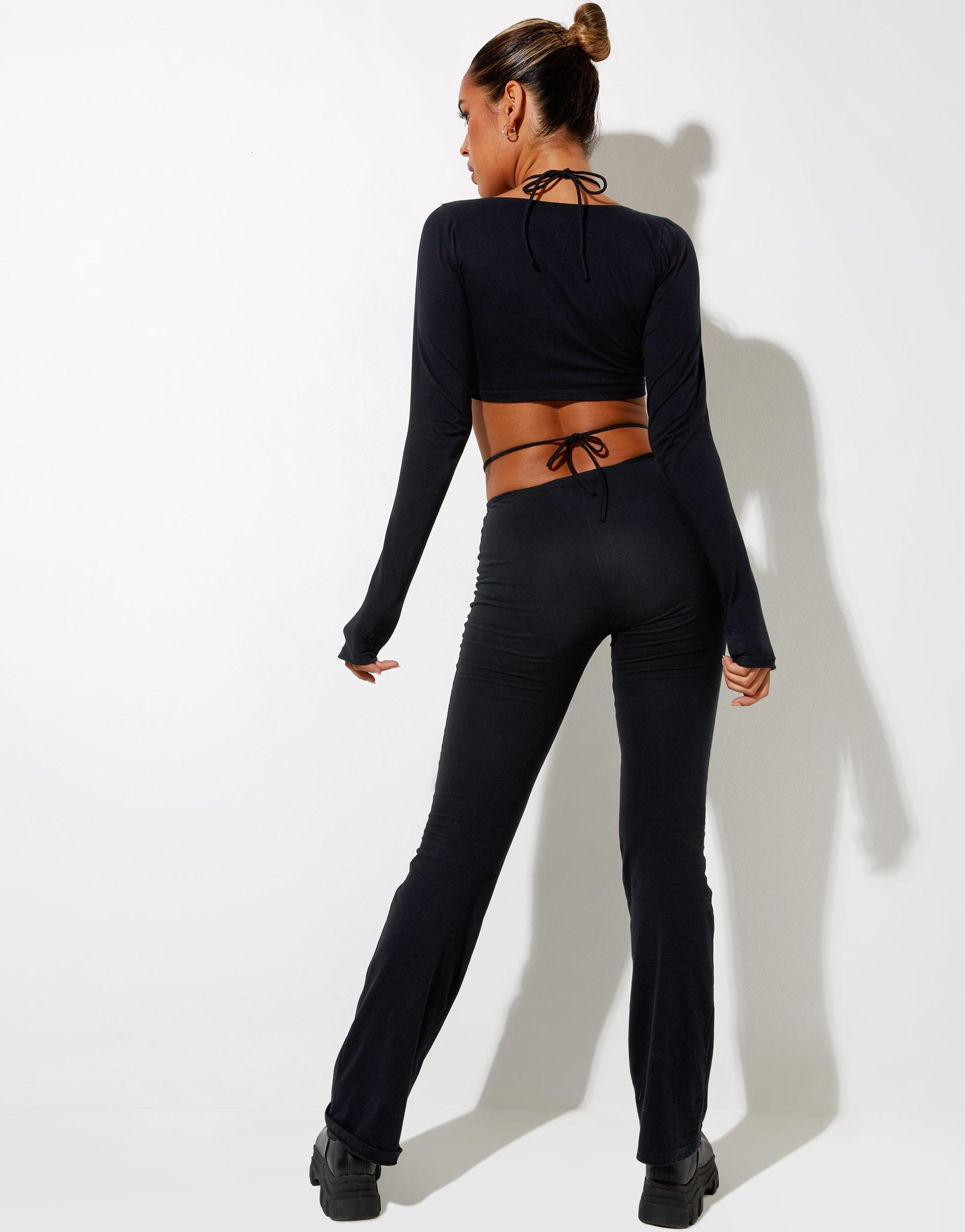 Rana Crop Top in Black Product Image