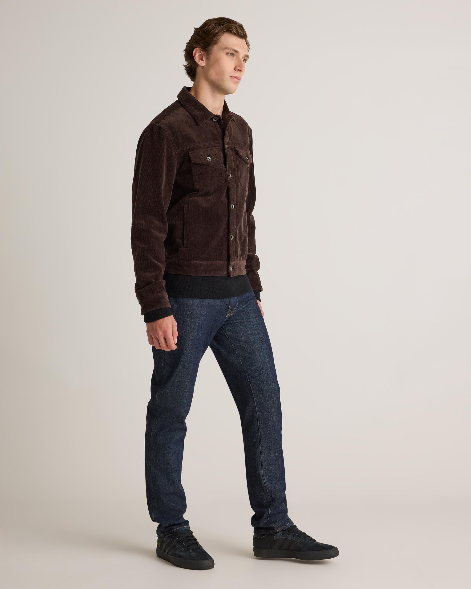 Quince | Men's Organic Stretch Corduroy Trucker Jacket Organic Cotton Product Image