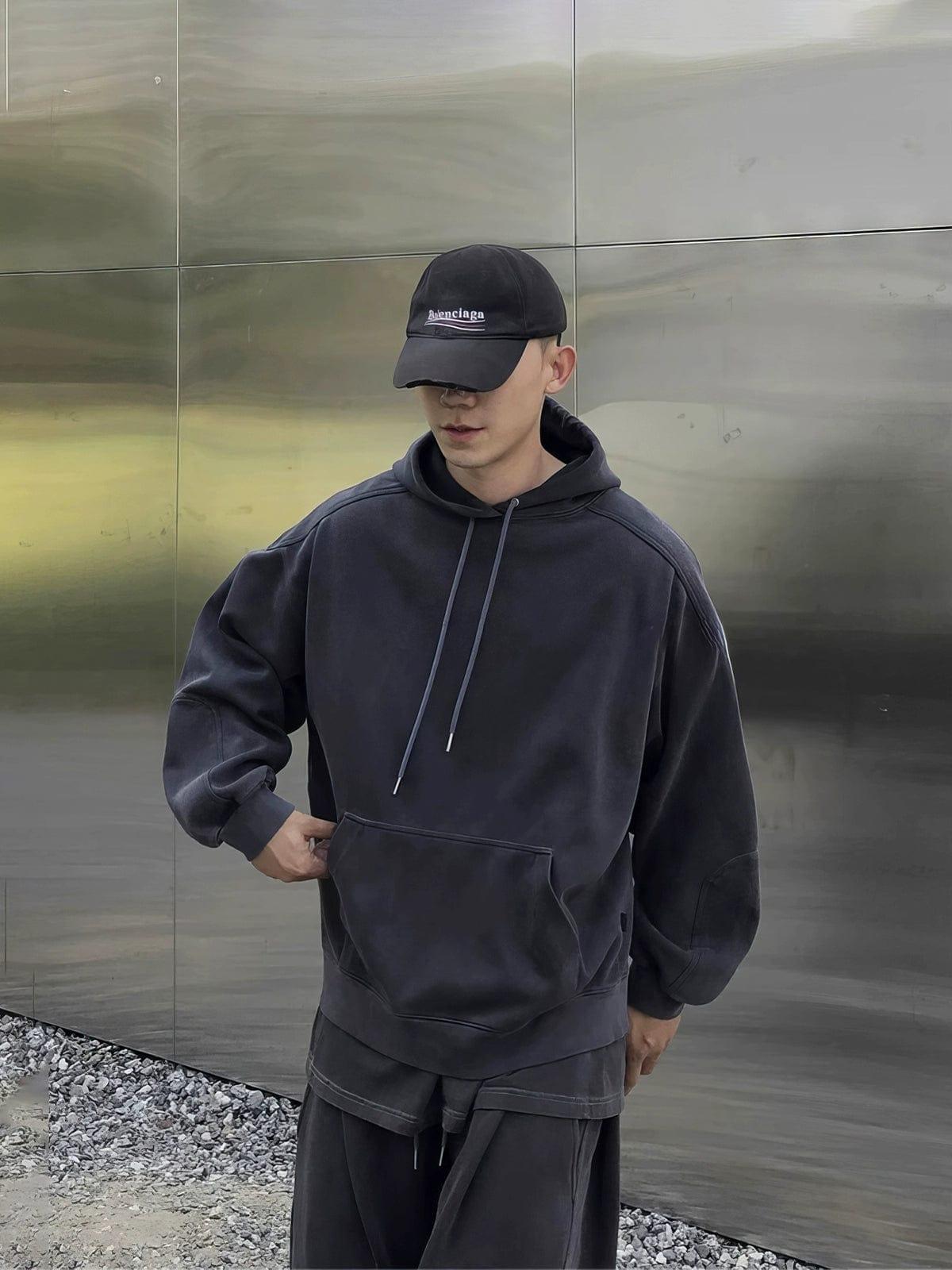 RT No. 12241 DARK GRAY HOODIE & SWEATPANTS Product Image