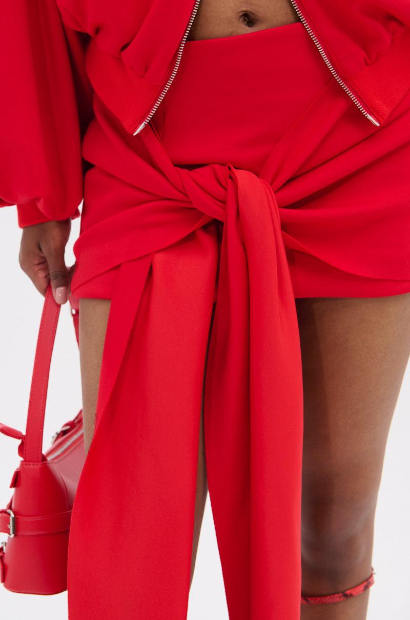 DON'T BE SHY SCUBA MINI SKIRT Product Image