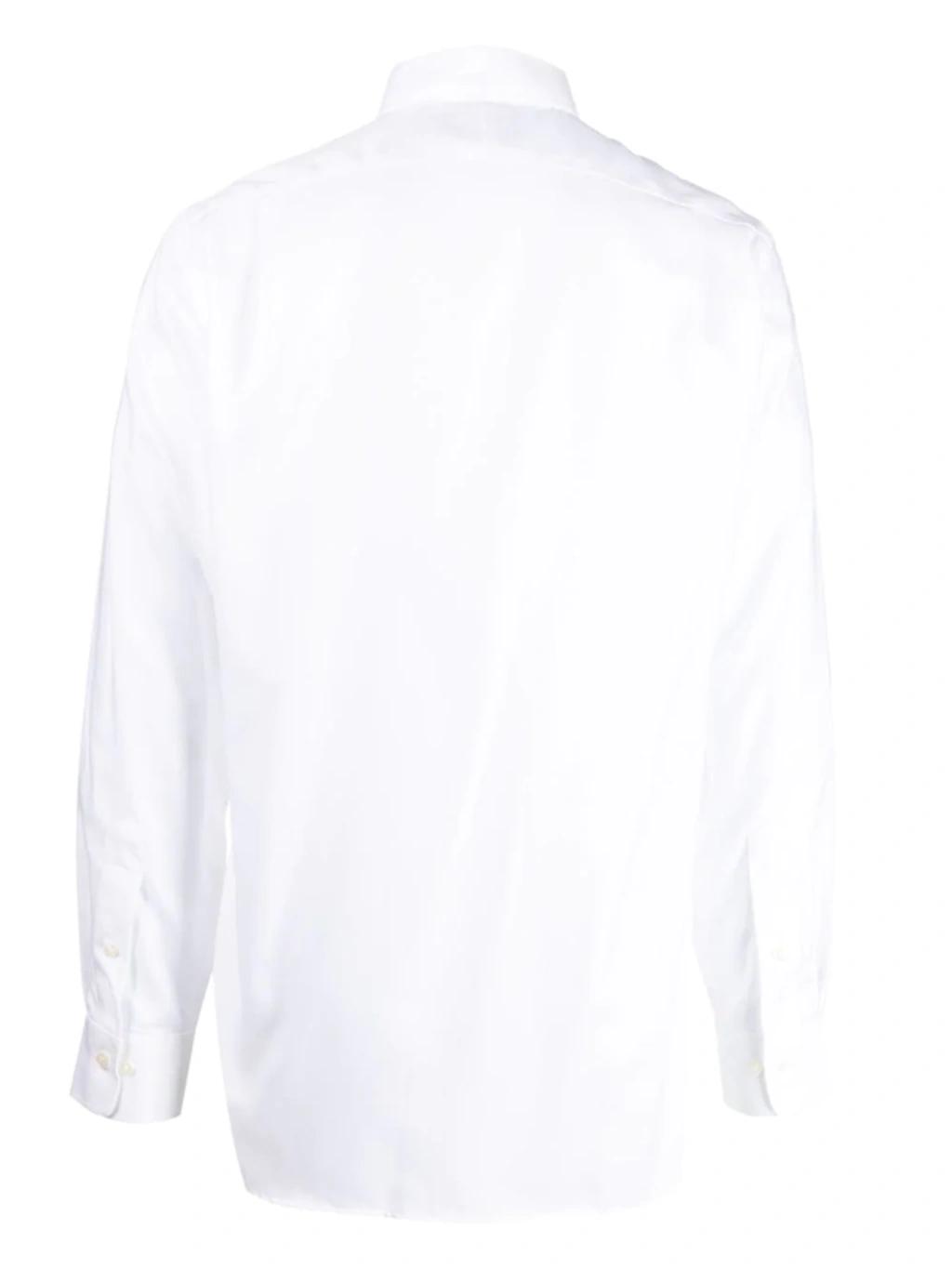 POLO RALPH LAUREN Long-sleeved Button-down Shirt With Tailored Fit In White Product Image