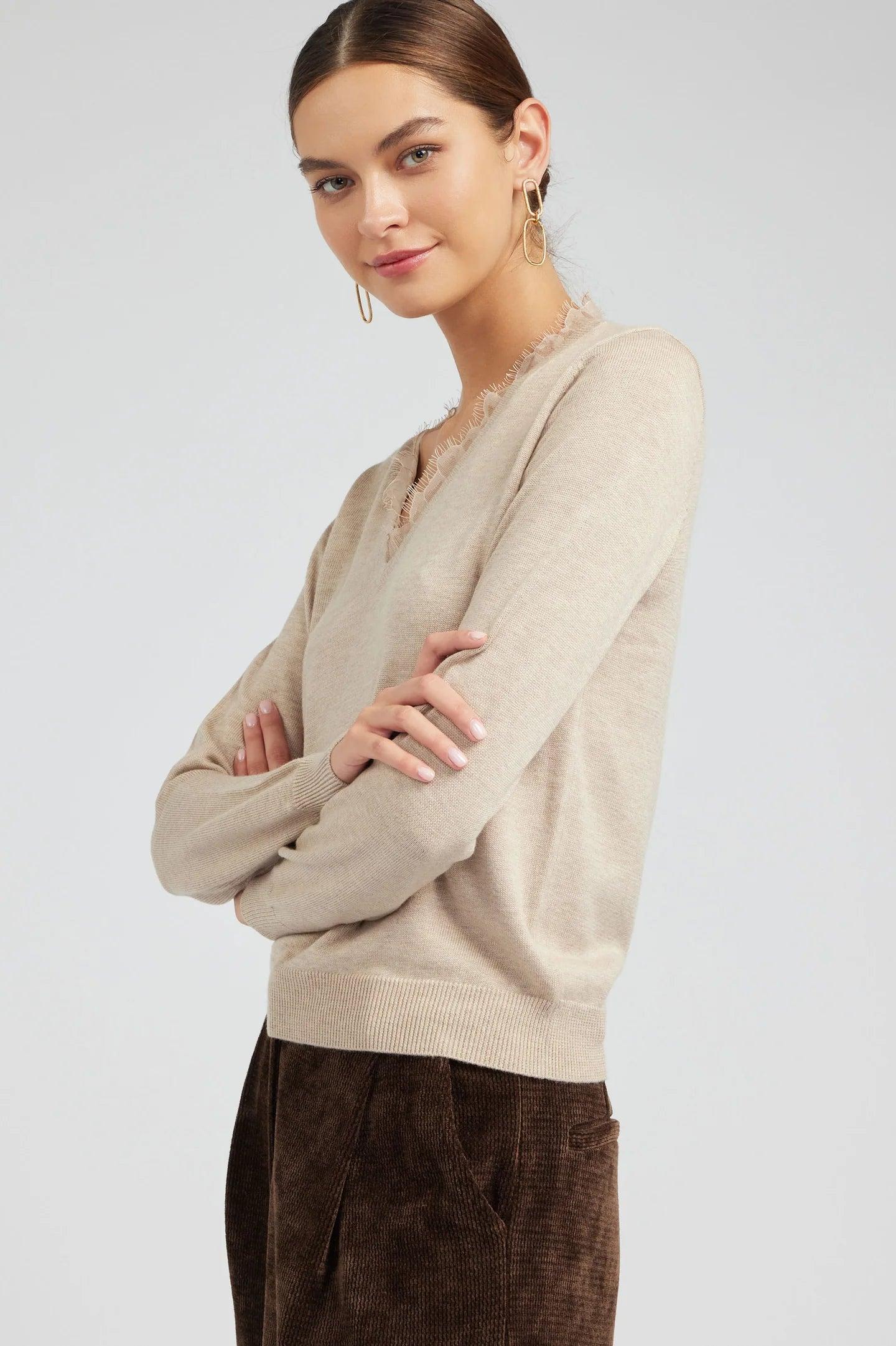 Lace Detail Sweater Product Image