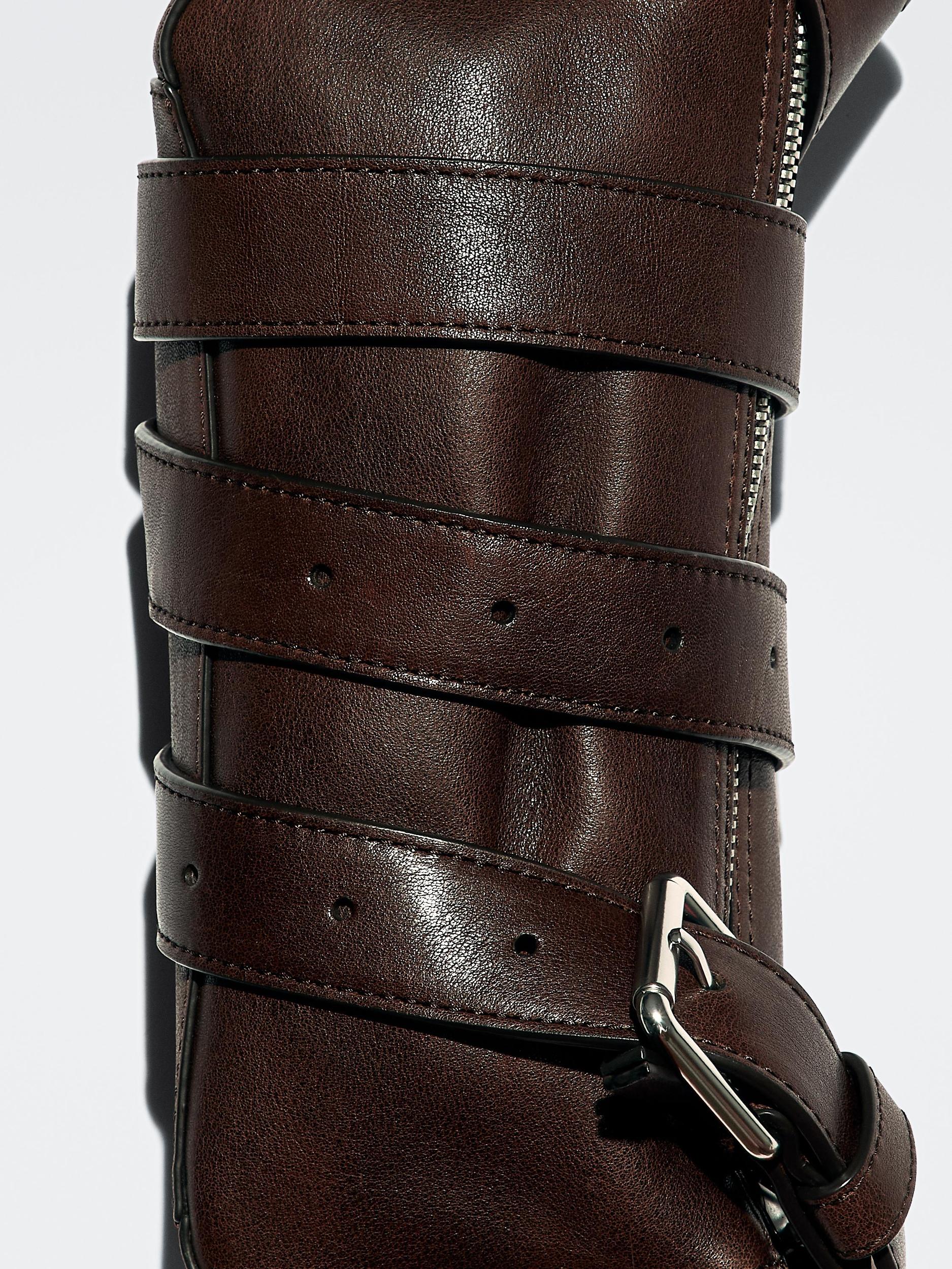 Nappa leather mini crossbody bag Product Image