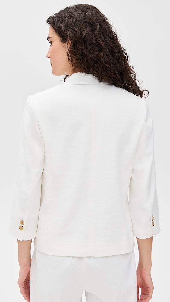 Vince Linen Shrunken Blazer | Shopbop Product Image