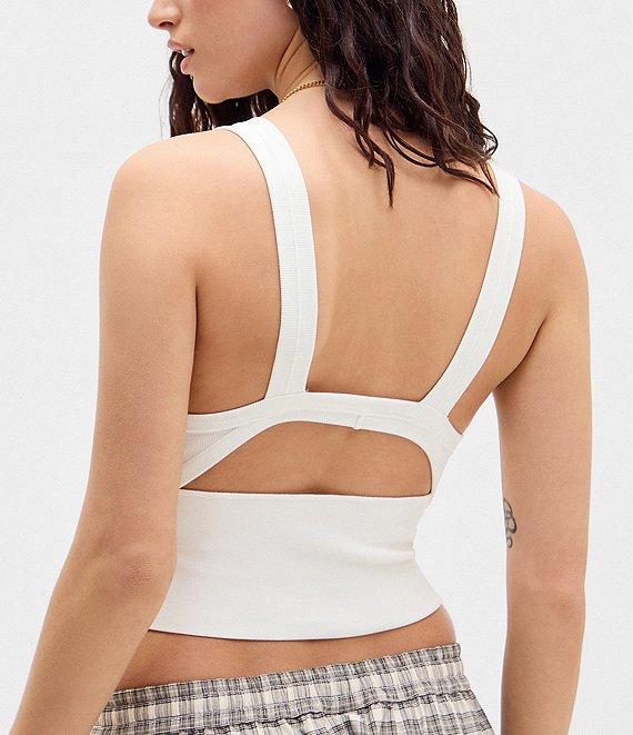 BDG Urban Outfitters Jade Sleeveleess Seamless Cropped Tank Top Product Image