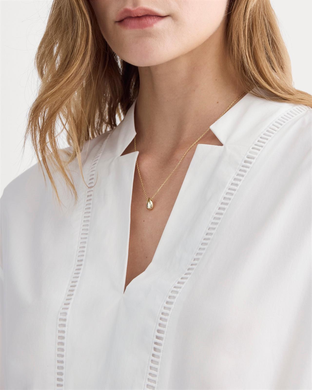 Womens Lace Trim Caftan Dress by Everlane Product Image