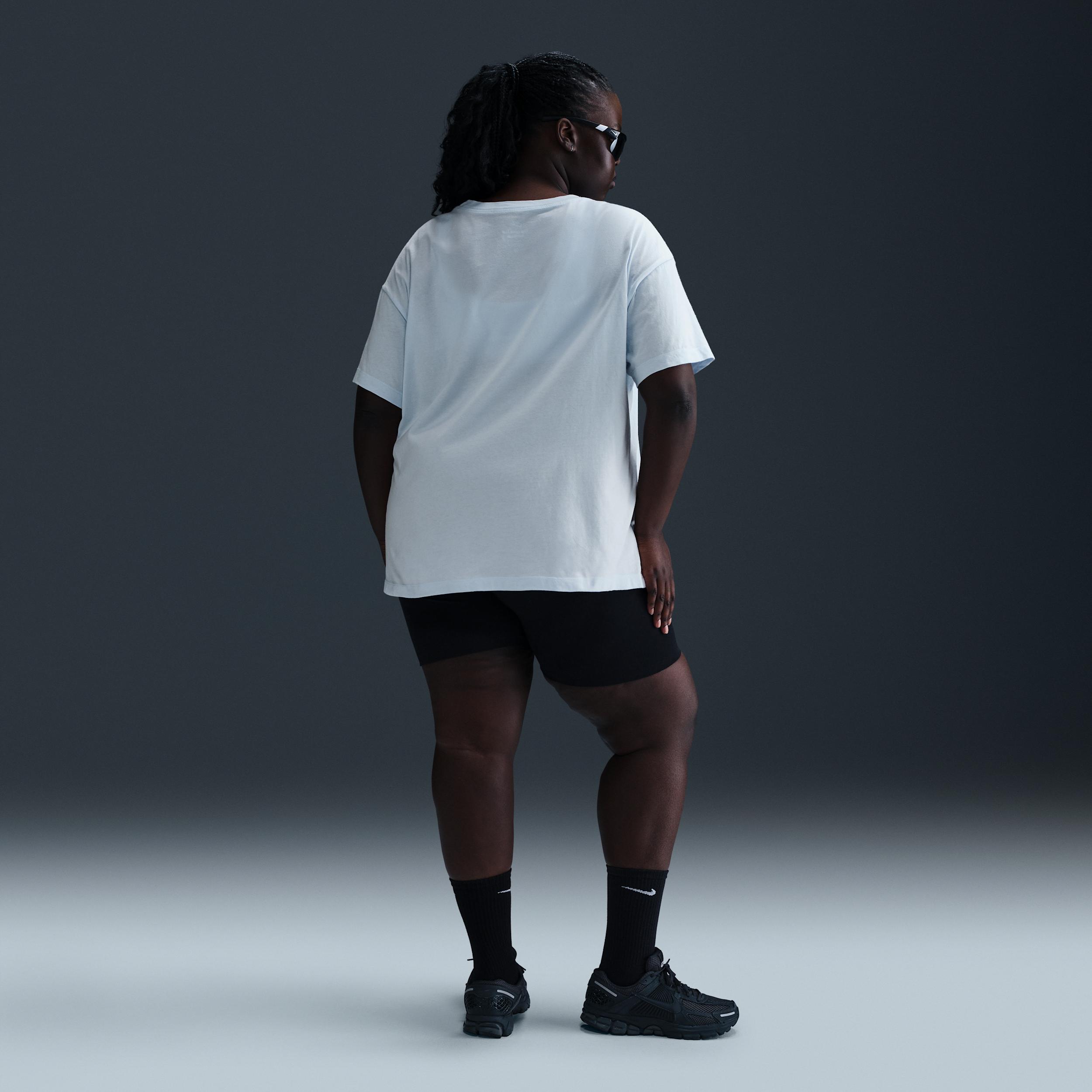 Womens Nike Sportswear Essential T-Shirt (Plus Size) | FJ2739-423 Product Image