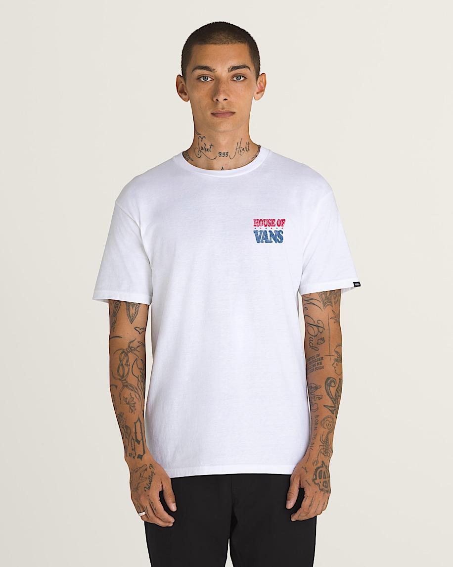 Block Party T-Shirt in White| Vans US Product Image