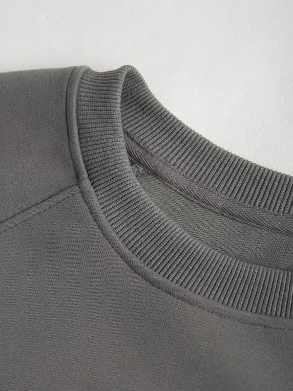 Simple Letter Print Oversized Hoodie Product Image