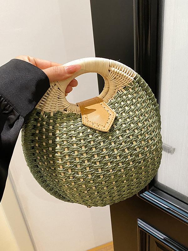 Geometric Woven Handbags Product Image