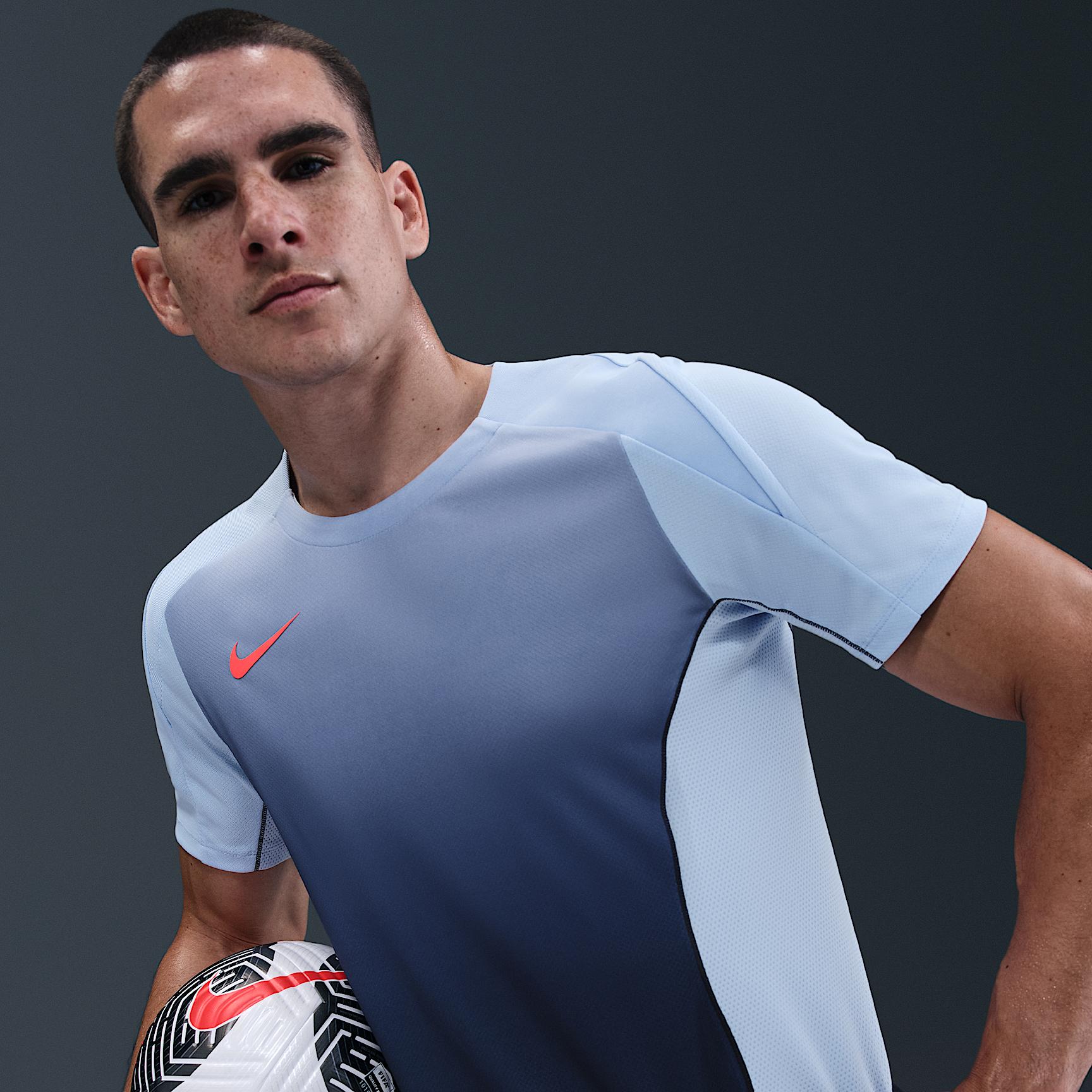 Nike Mens Strike+ Dri-FIT Short-Sleeve Soccer Top | HV1828-425 Product Image