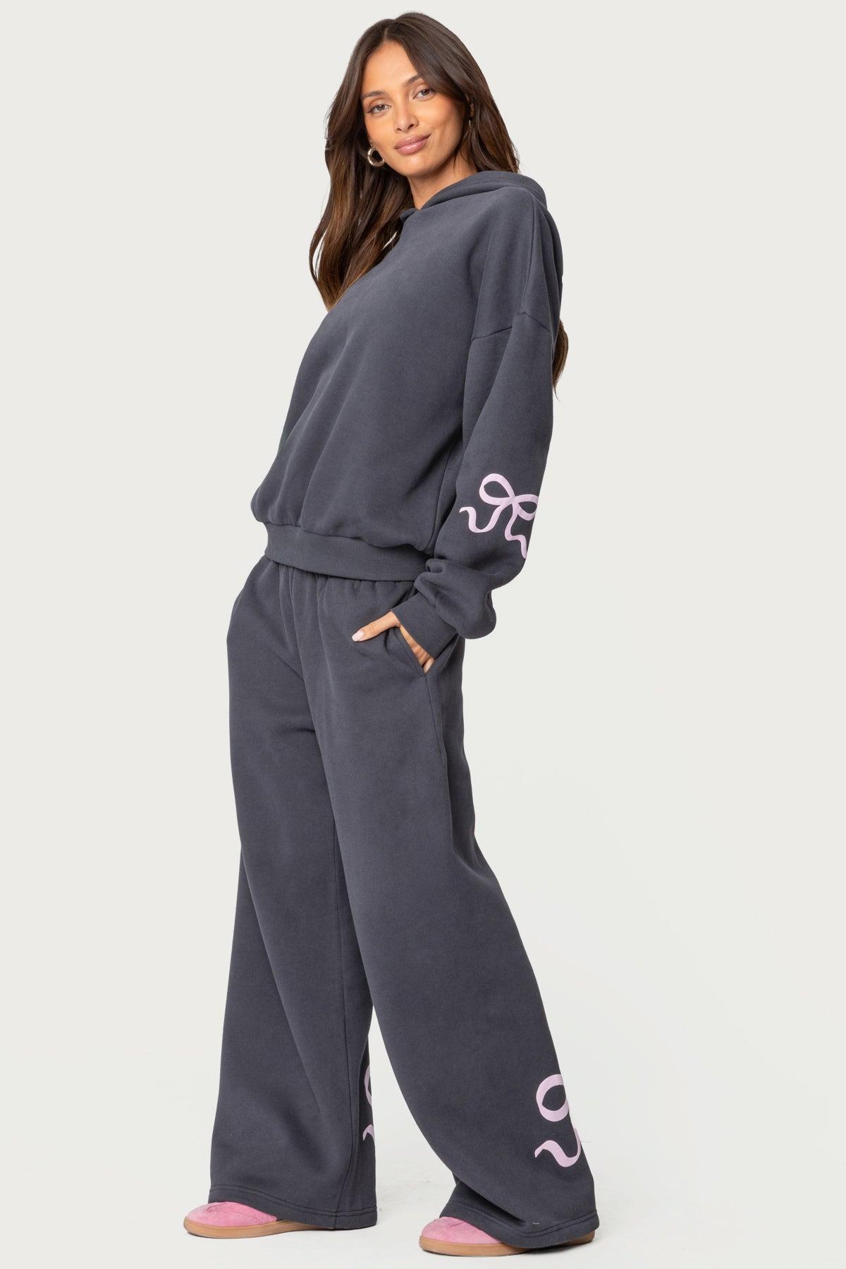 Bonney Bow Detail Sweatpants Product Image