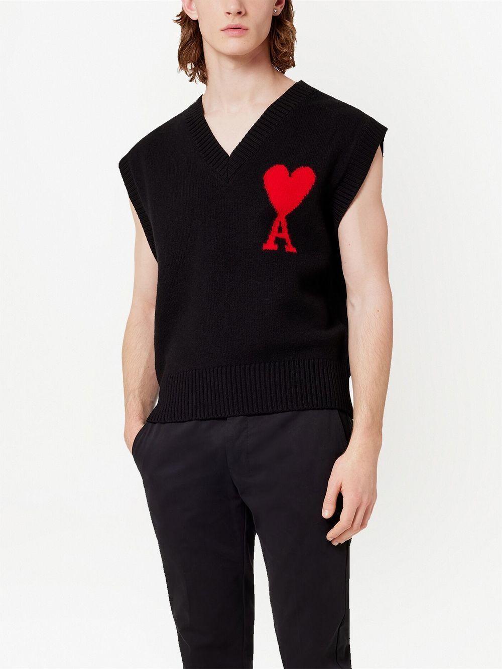 Ami de Coeur knitted vest Product Image