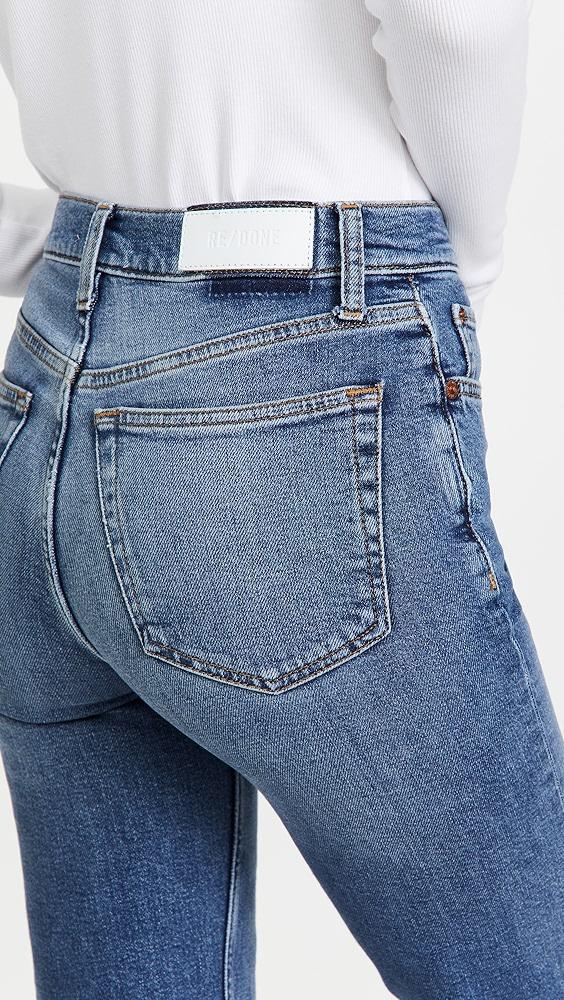 RE/DONE High Rise Comfort Stretch Stove Pipe Jeans | Shopbop Product Image