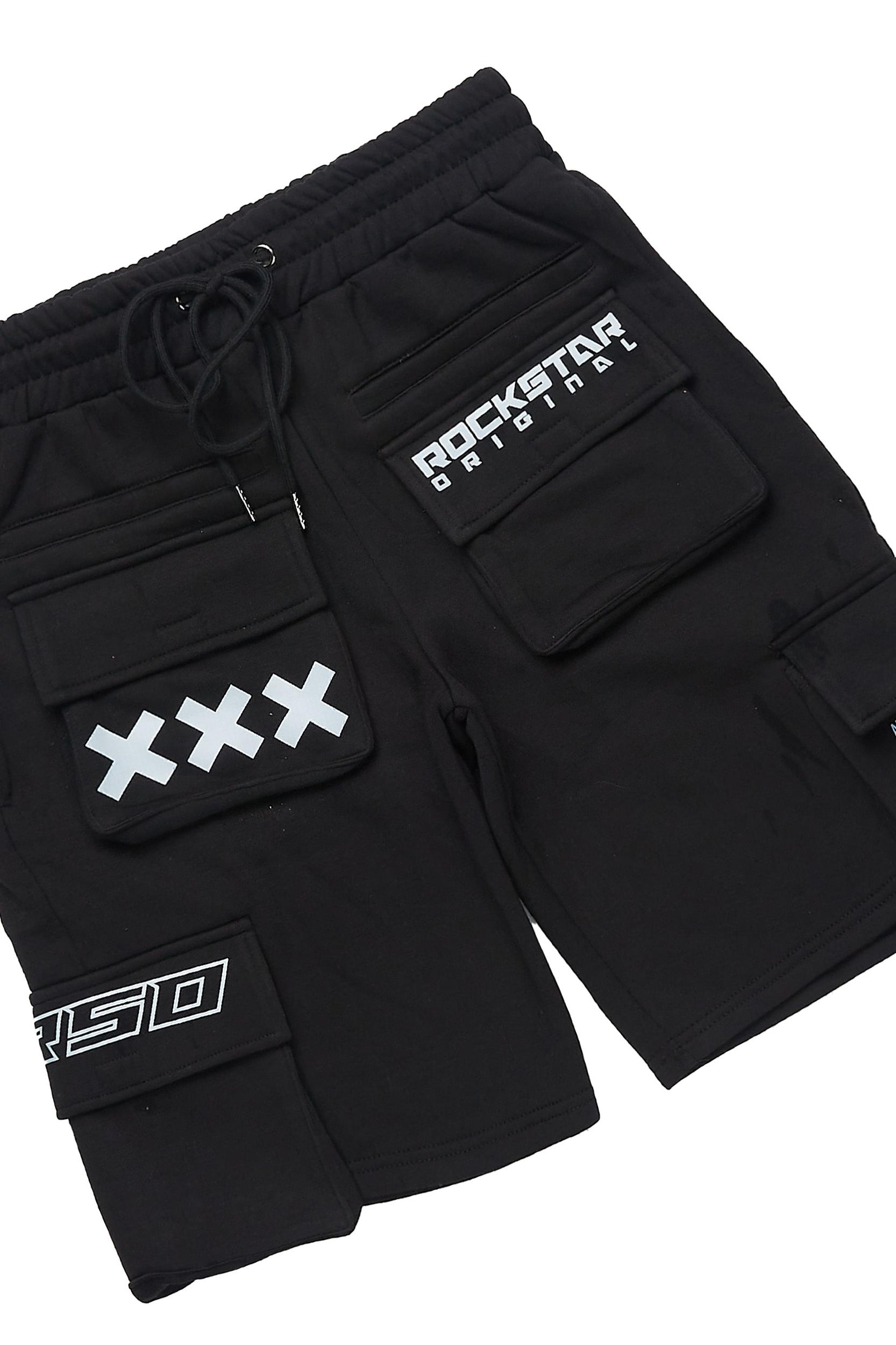 Jash Black/White Short Set Male Product Image